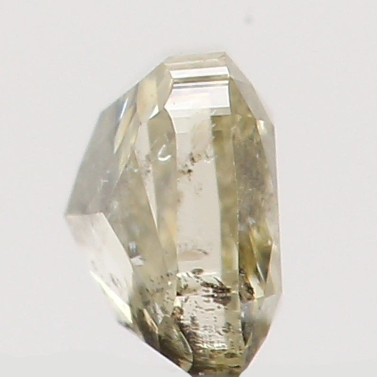 0.13 Ct Natural Loose Diamond Cushion Light Yellow Color I2 Clarity 2.90 MM N7392