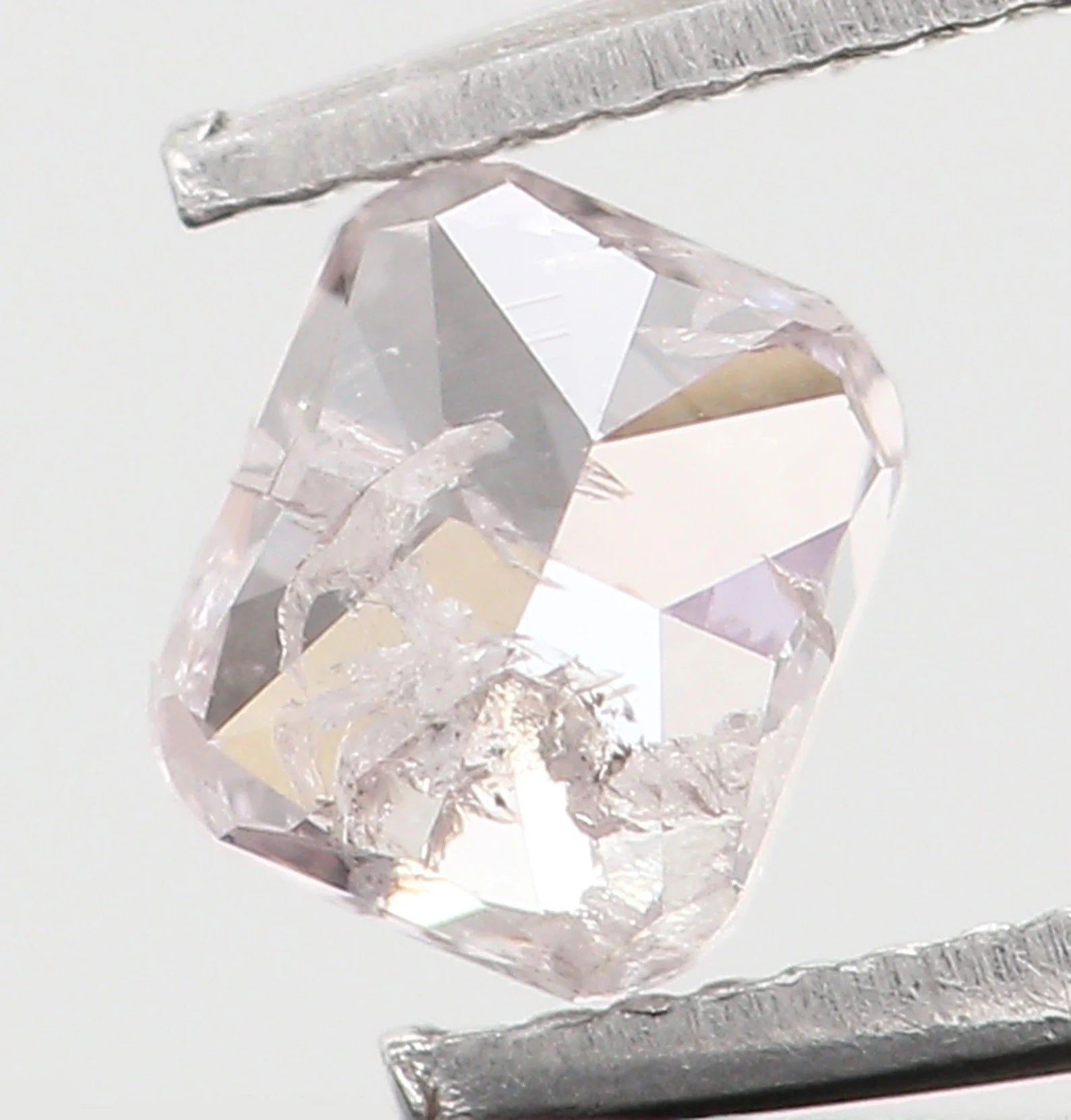0.11 Ct Natural Loose Diamond Pear Brown Color SI1 Clarity 4.00 MM N7534