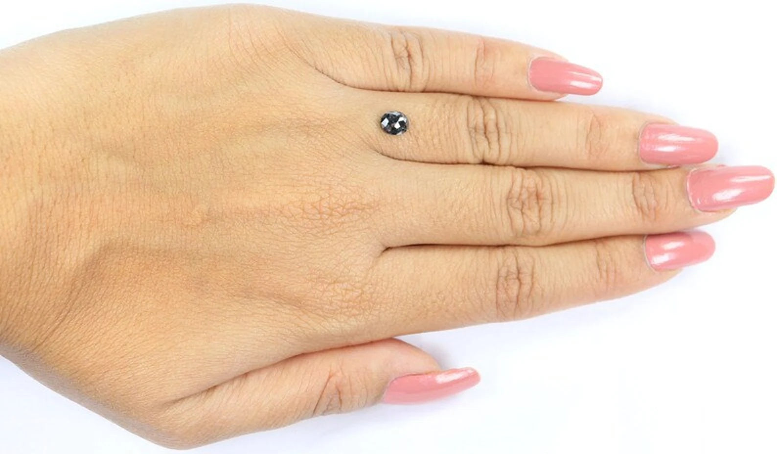 0.60 CT Natural Loose Oval Shape Diamond Salt And Pepper Oval Cut Diamond 5.60 MM Natural Loose Diamond Oval Shape Rose Cut Diamond NQ2053