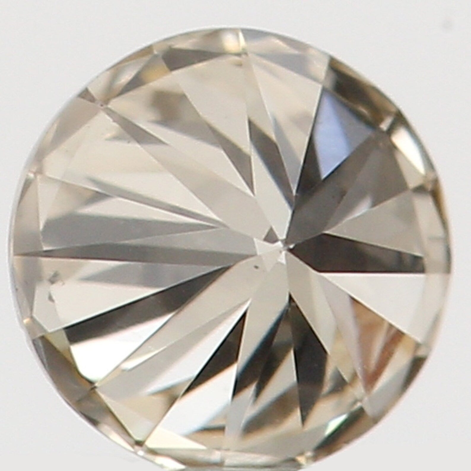 0.13 Ct Natural Loose Diamond Round Brown Color SI1 Clarity 3.20 MM N7275
