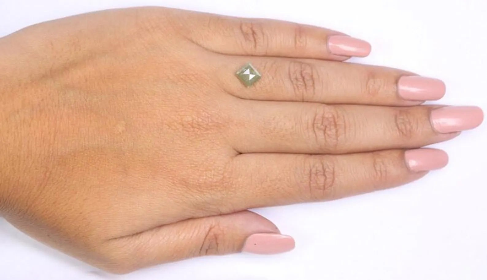 1.06 Ct Natural Loose Kite Shape Diamond Yellow Color Kite Cut Diamond 8.45 MM Natural Diamond Yellow Color Kite Rose Cut Diamond NQ1981