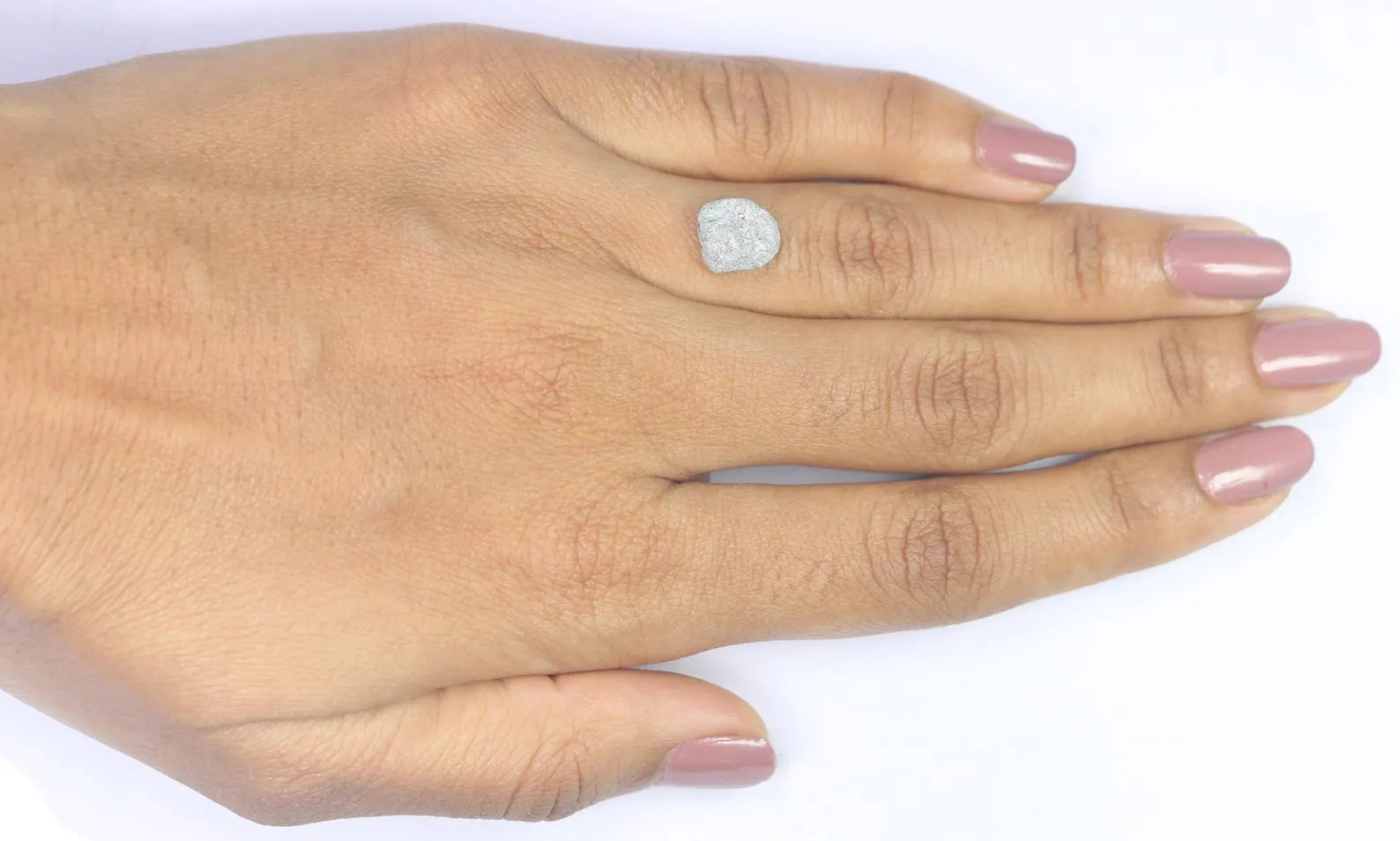 2.68 CT Natural Loose Rough Shape Diamond Grey Color Rough Uncut Diamond 9.30 MM Natural Grey Color Rough Irregular Cut Diamond NQ2585