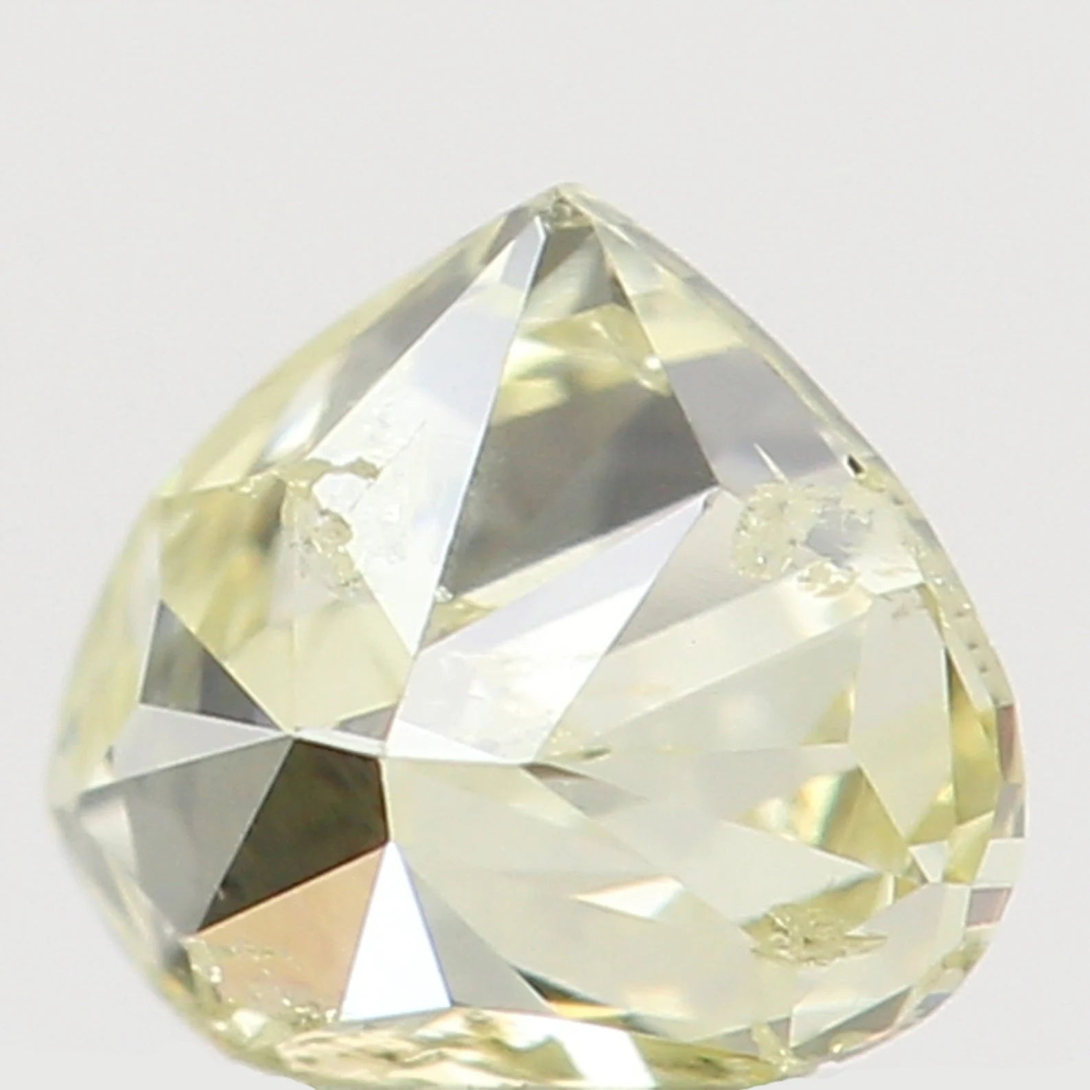 0.16 Ct Natural Loose Heart Shape Diamond Yellow Color Heart Cut Diamond 3.30 MM Natural Loose Diamond Heart Brilliant Cut Diamond N8061