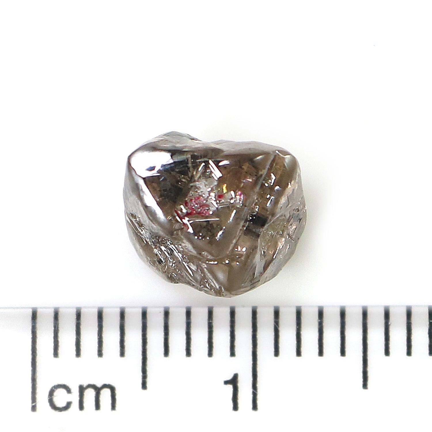 3.36 CT Natural Loose Rough Shape Diamond Brown Color Rough Diamond 9.70 MM Natural Loose Diamond Brown Color Rough Shape Diamond N284
