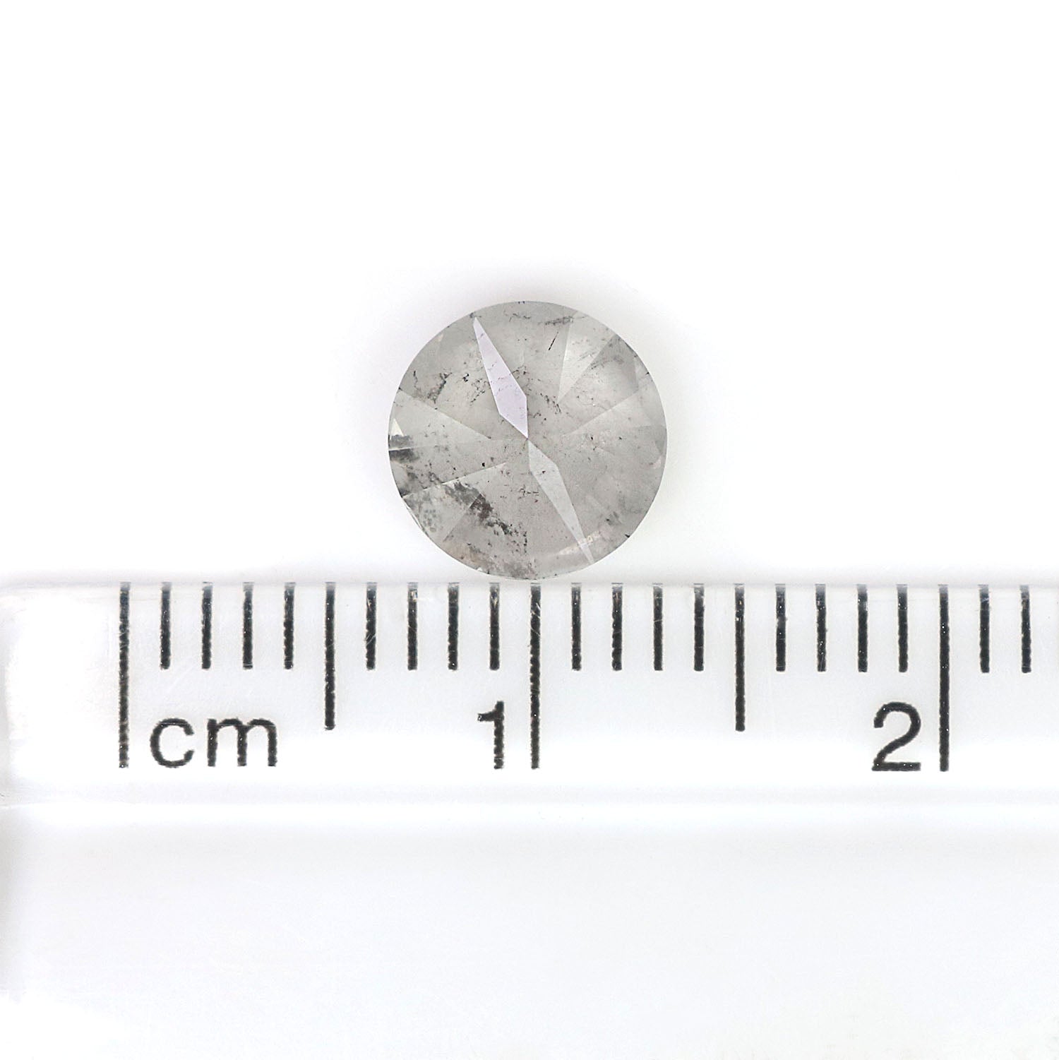 1.35 Ct Natural Loose Round Shape Diamond Milky White Color Round Cut Diamond 6.80 MM Natural White Color Round Brilliant Cut Diamond LQ7869