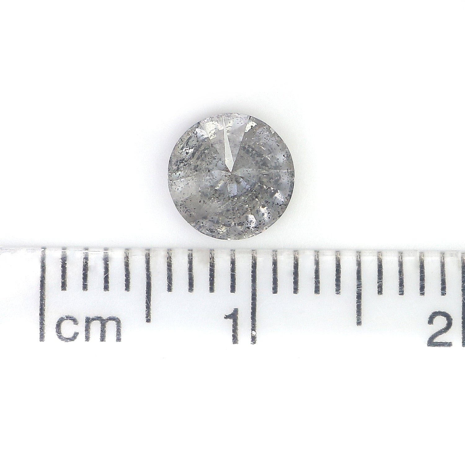1.04 CT Natural Loose Round Shape Diamond Salt And Pepper Round Cut Diamond 6.05 MM Natural Loose Diamond Round Brilliant Cut Diamond LQ9090