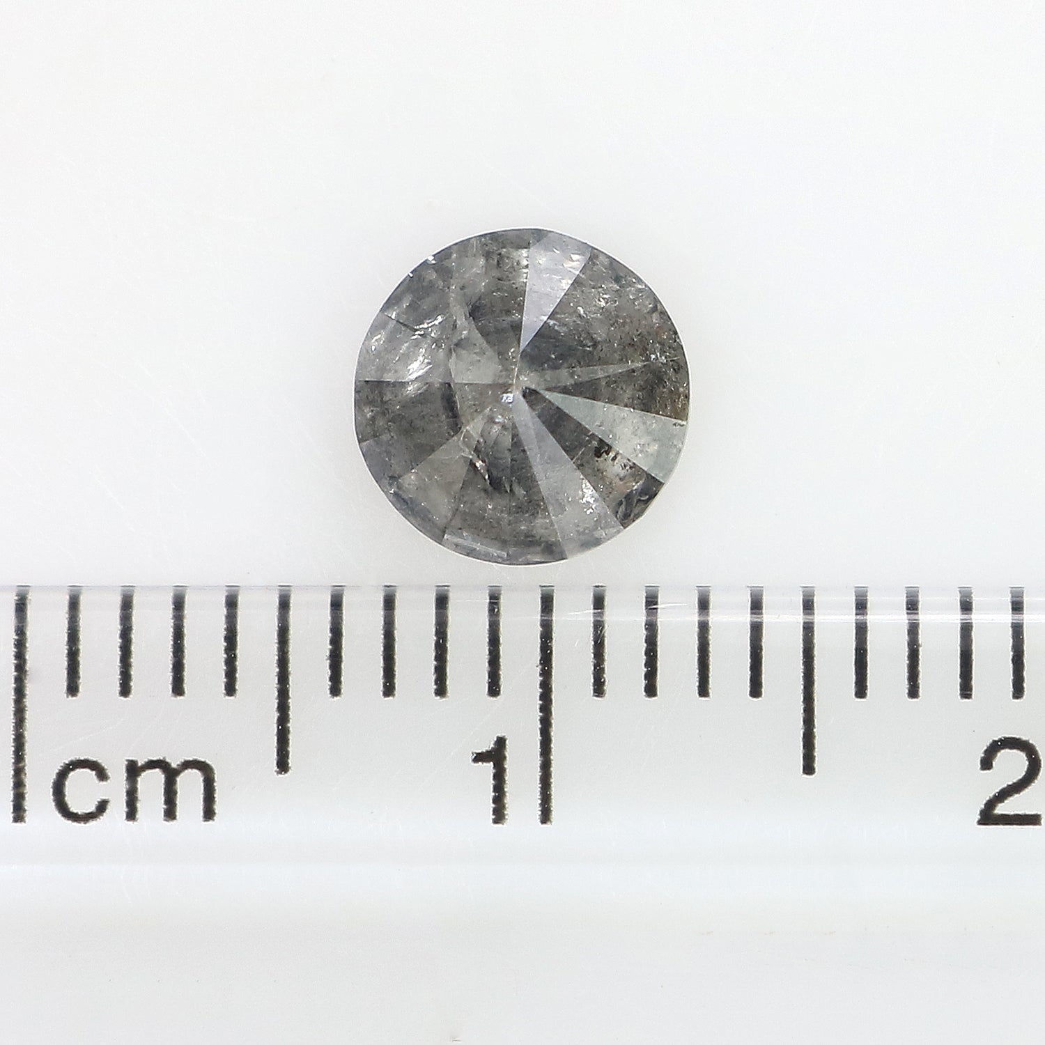 1.17 CT Natural Loose Round Shape Diamond Salt And Pepper Round Cut Diamond 6.40 MM Natural Loose Diamond Round Brilliant Cut Diamond LQ1209
