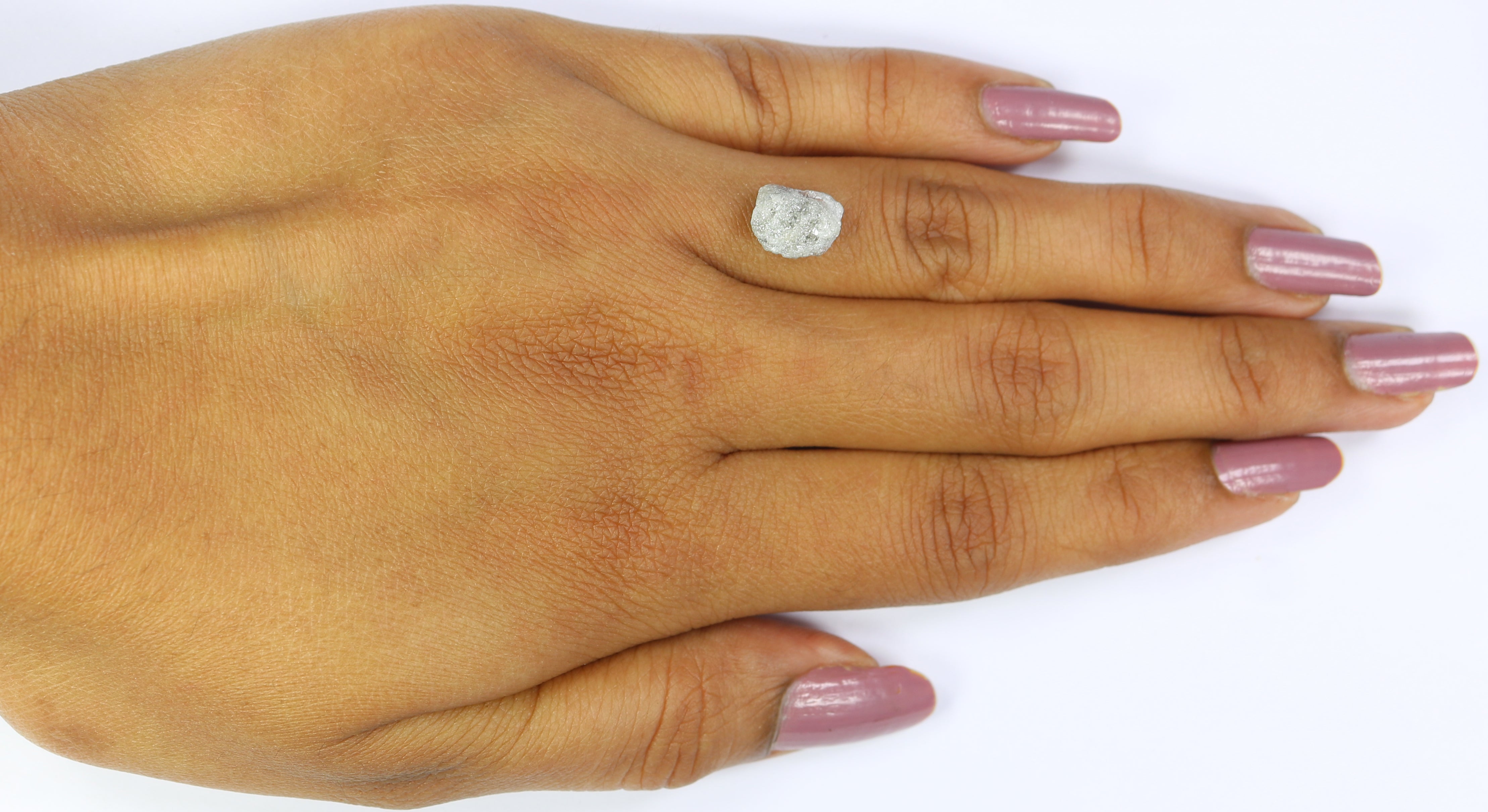 3.66 CT Natural Loose Rough Shape Diamond Grey Color Rough Cut Diamond 10.08 MM Natural Loose Grey Color Rough Irregular Cut Diamond LQ2793