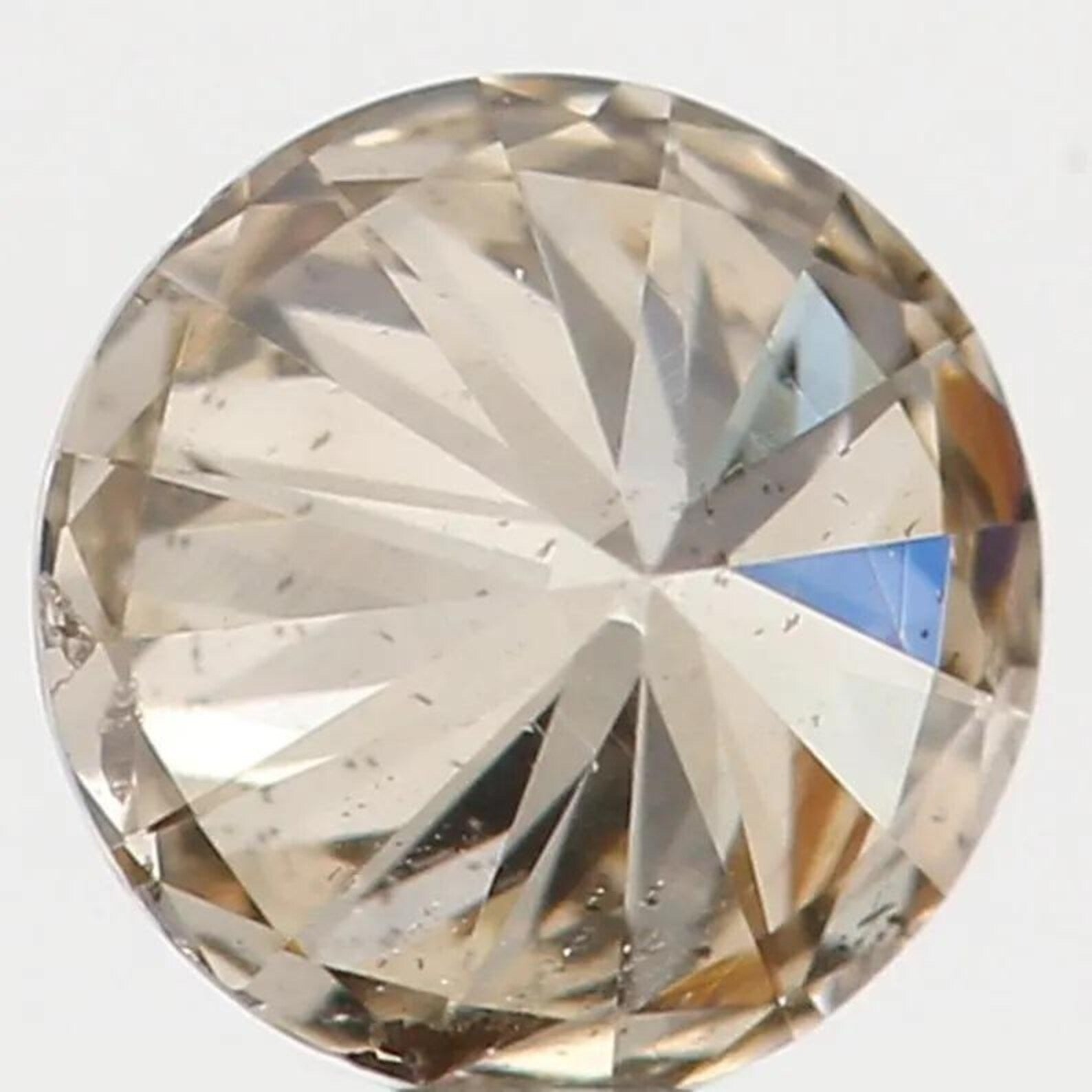 0.16 CT Natural Loose Round Shape Diamond Brown Color Round Diamond 3.50 MM Natural Diamond Brown Color Round Brilliant Cut Diamond NQ7618