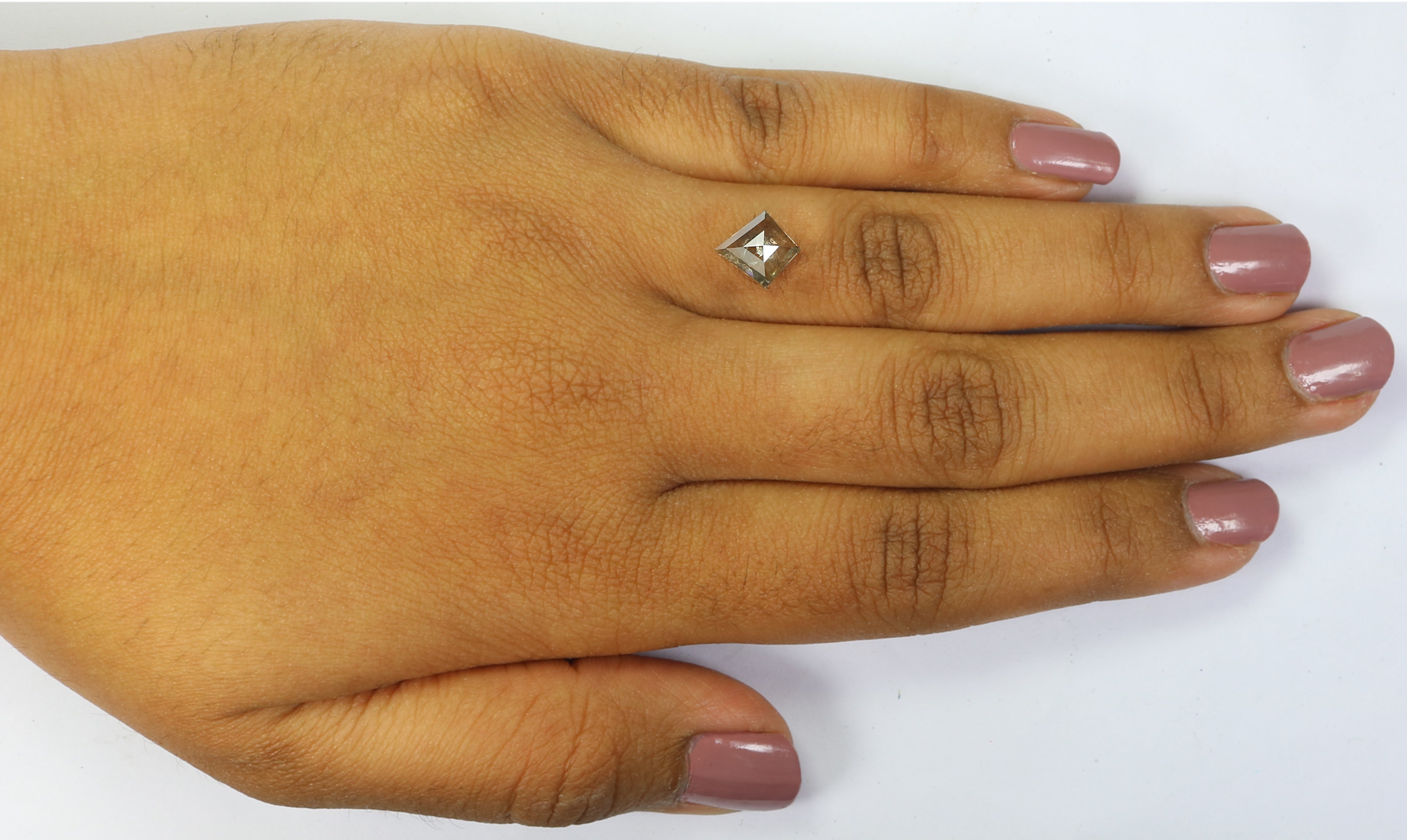 1.24 CT Natural Loose Kite Diamond Brown Color Kite Diamond Natural Loose Diamond 9.25 MM Kite Rose Cut Diamond Kite Shape Diamond QL9264