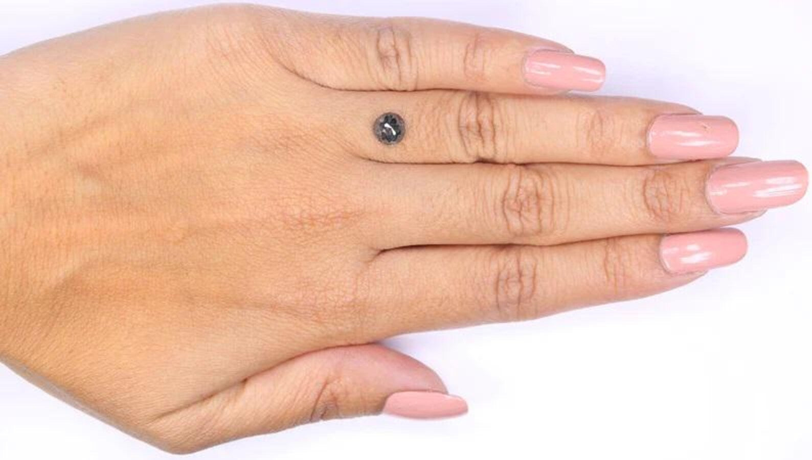 1.18 CT Natural Loose Round Shape Diamond Salt And Pepper Round Diamond 6.00 MM Natural Loose Black Grey Color Round Rose Cut Diamond NQ9417