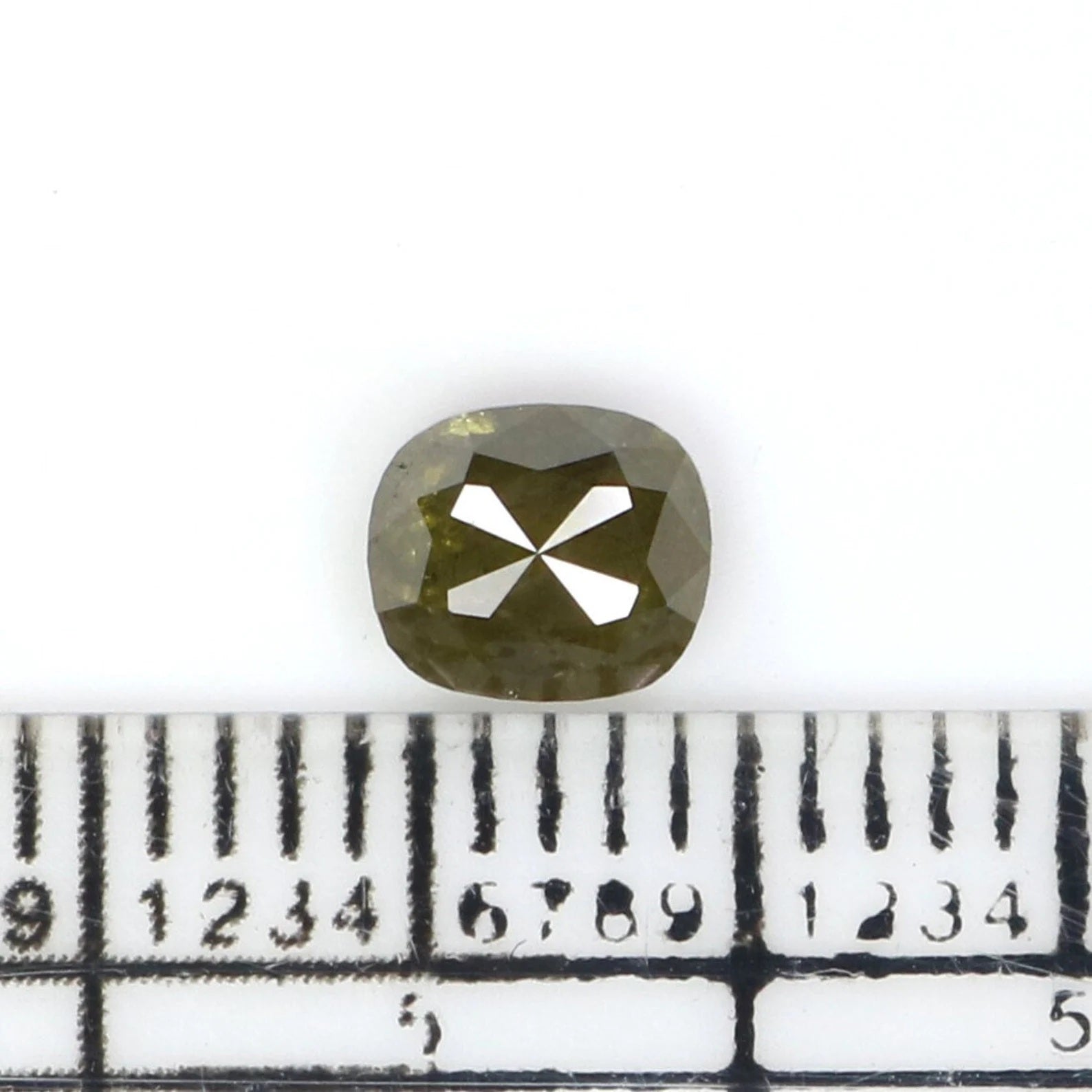 0.71 CT Natural Loose Oval Shape Diamond Green Color Oval Cut Diamond 5.35 MM Natural Loose Diamond Oval Shape Rose Cut Diamond NQ2380