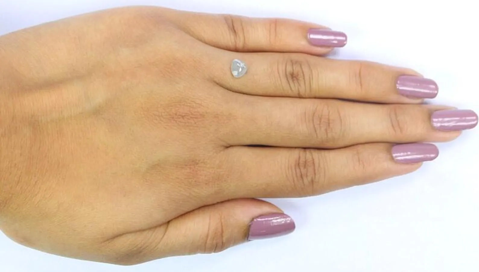 0.65 CT Natural Loose Heart Cut Diamond Salt And Pepper Heart Diamond 5.00 MM Natural Loose Diamond Grey Color Heart Rose Cut Diamond NQ8818