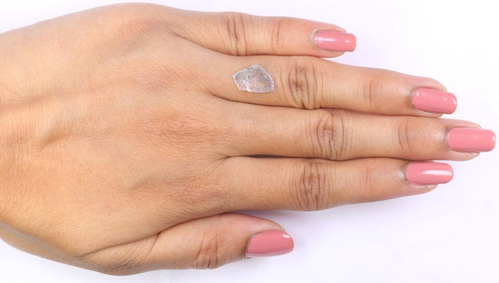 0.52 CT Natural Loose Slice Shape Diamond Salt And Pepper Diamond 12.50 MM Natural Loose Black Grey Color Slice Irregular Cut Diamond NQ7870