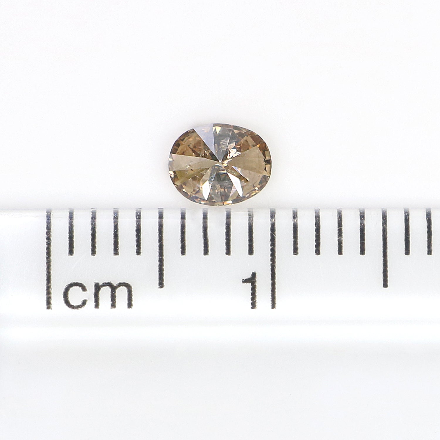 0.30 CT Natural Loose Oval Shape Diamond Brown Color Oval Cut Diamond 4.65 MM Natural Loose Brown Color Oval Brilliant Cut Diamond LQ575