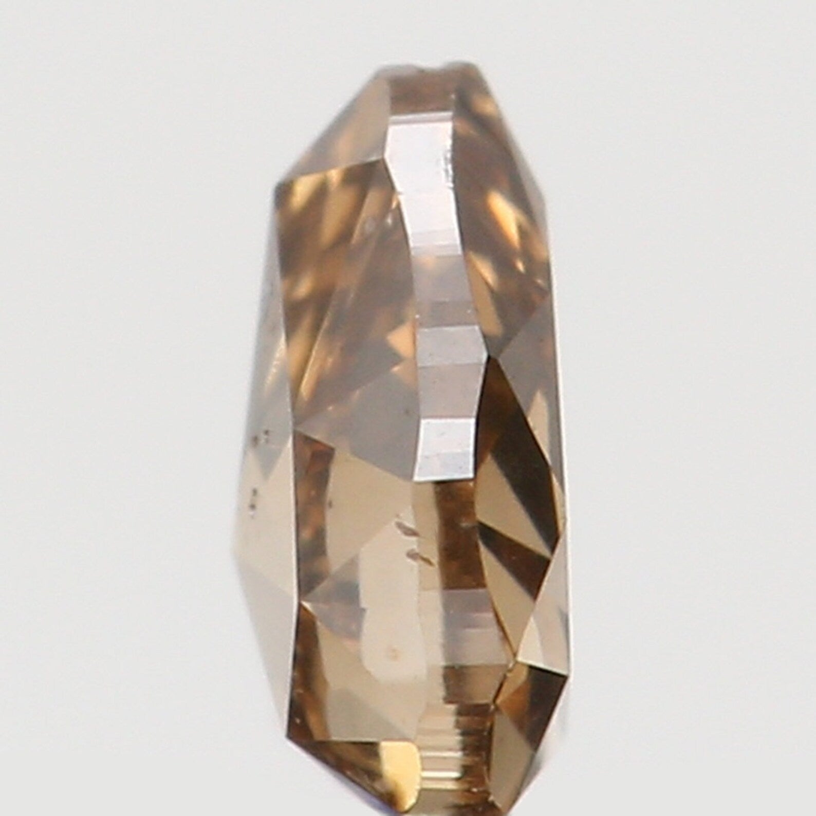 0.15 Ct Natural Loose Pear Cut Diamond Brown Color Pear Shape Diamond 3.55 MM Natural Loose Diamond Pear Shape Rose Cut Diamond N8010
