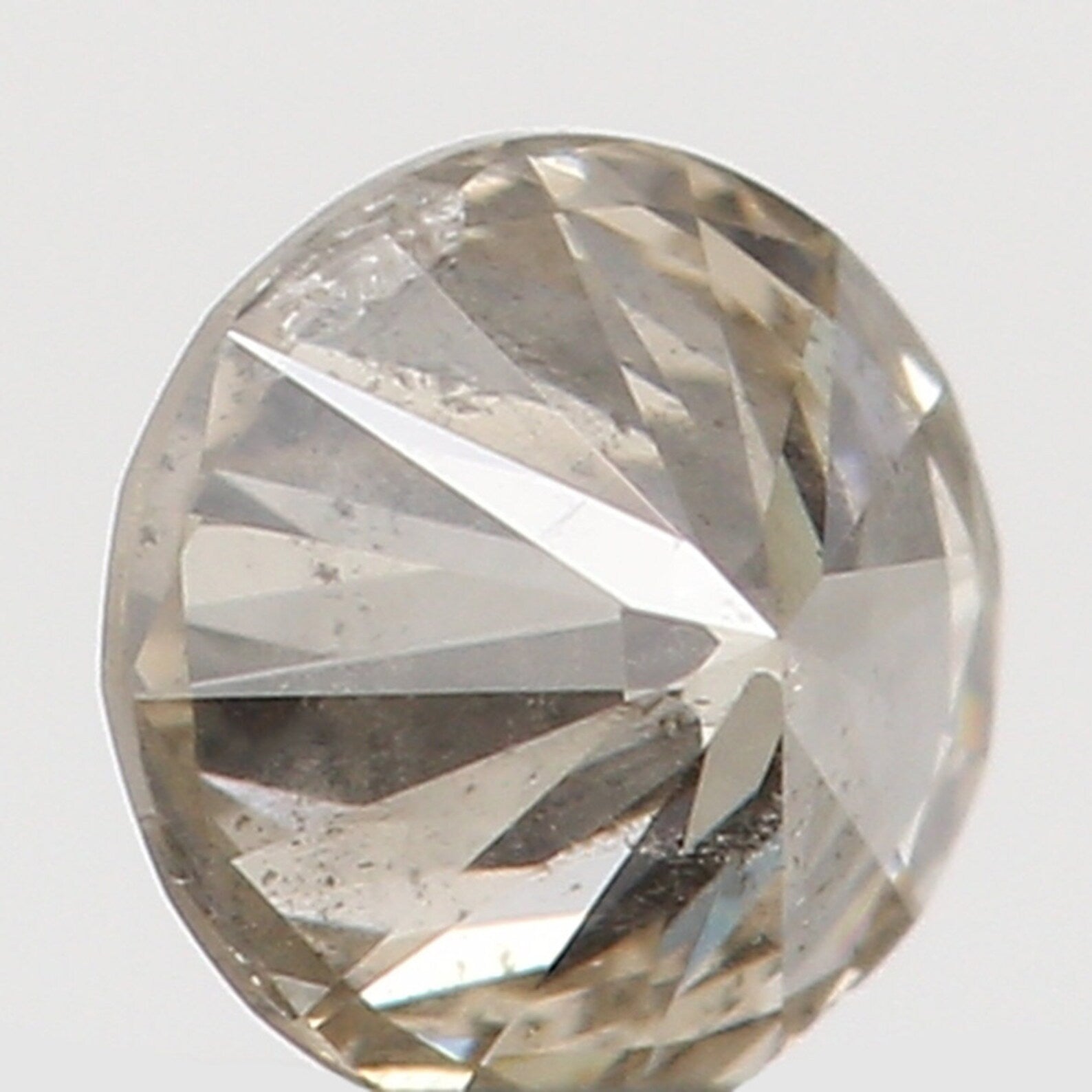 0.115 Ct Natural Loose Round Shape Diamond Brown Color Round Cut Diamond 3.00 MM Natural Loose Diamond Round Brilliant Cut Diamond N7822