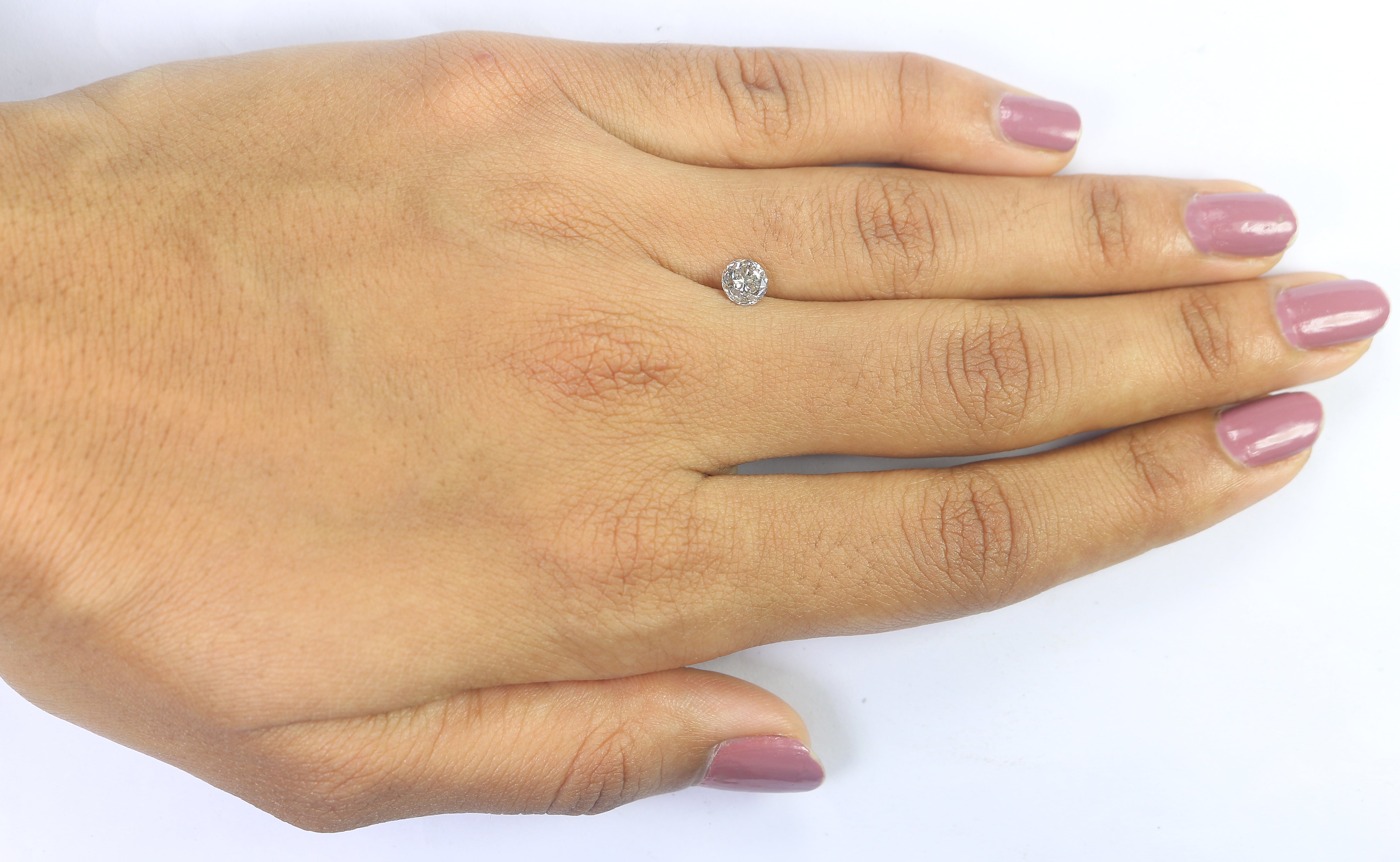 0.67 Ct Natural Loose Round Shape Diamond White - F Color Round Cut Diamond 5.15 MM Natural Loose Diamond Round Brilliant Cut Diamond QL2654