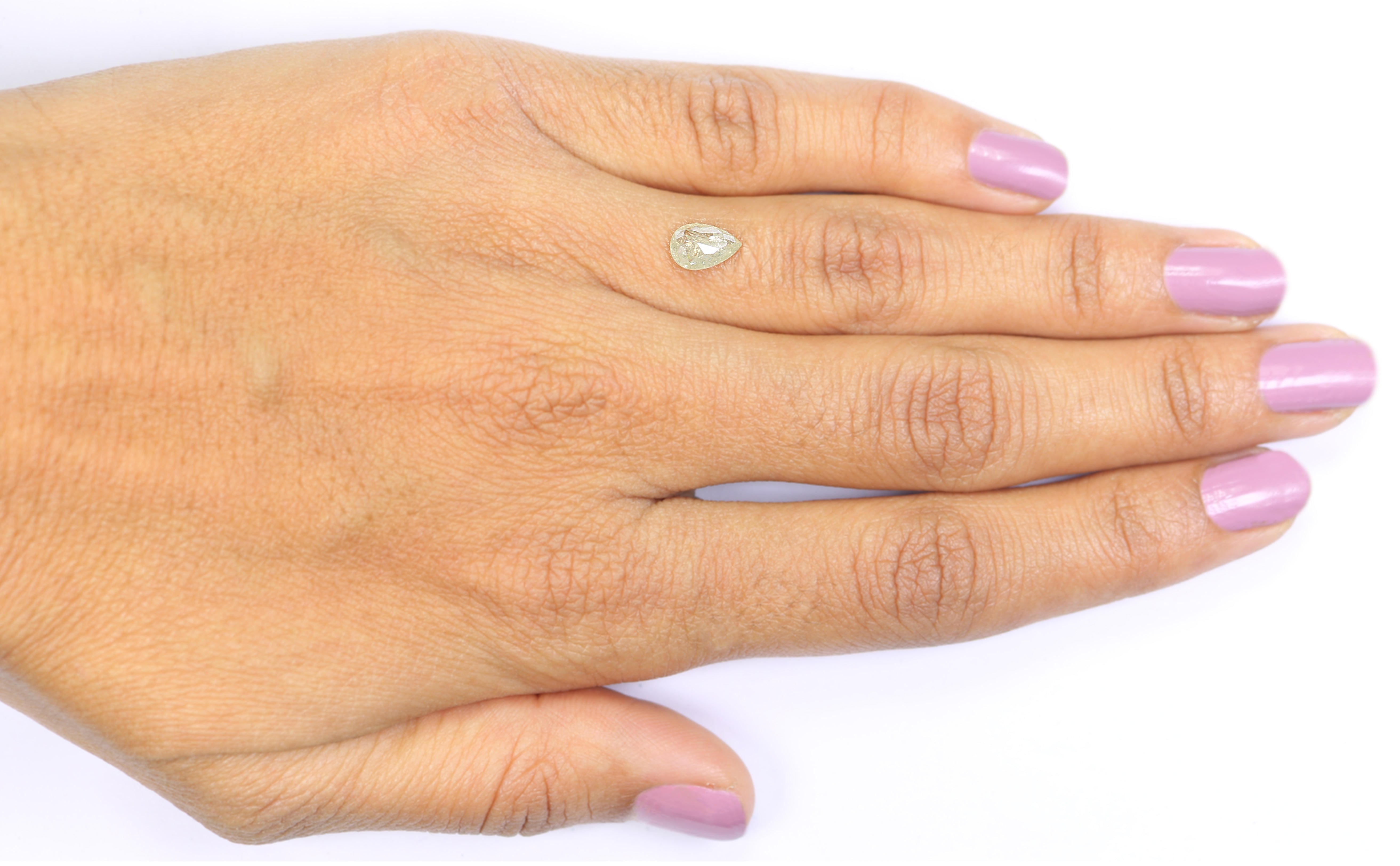 0.69 CT Natural Loose Pear Shape Diamond Salt And Pepper Pear Cut Diamond 7.55 MM Natural Grey Color Diamond Pear Rose Cut Diamond N2620