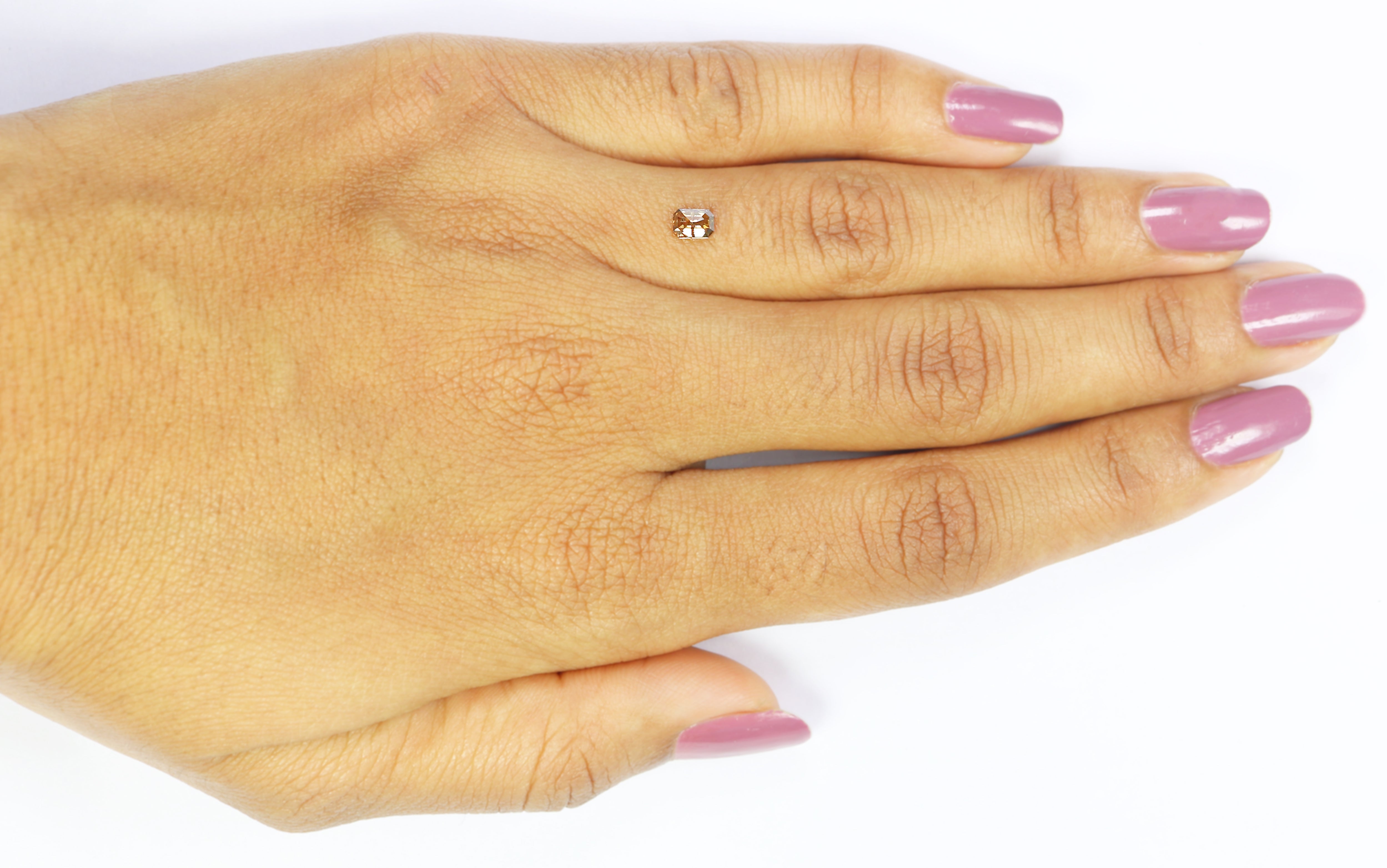 0.33 Ct Natural Loose Emerald Shape Diamond Brown Color Emerald Cut Diamond 4.50 MM Natural Loose Brown Color Emerald Rose Cut Diamond LQ494