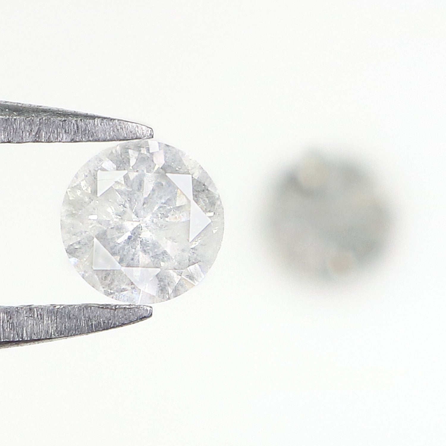 0.49 CT Natural Loose Round Shape Diamond Fancy Grey Color Round Cut Diamond 4.00 MM Natural Grey Color Round Brilliant Cut Diamond N2612