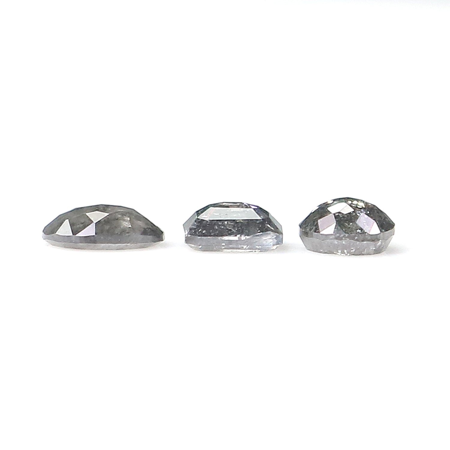 0.94 CT Natural Loose Mix Shape Diamond Salt And Pepper Mix Shape Diamond 4.10 MM Natural Black Grey Color Mix Shape Rose Cut Diamond LQ195