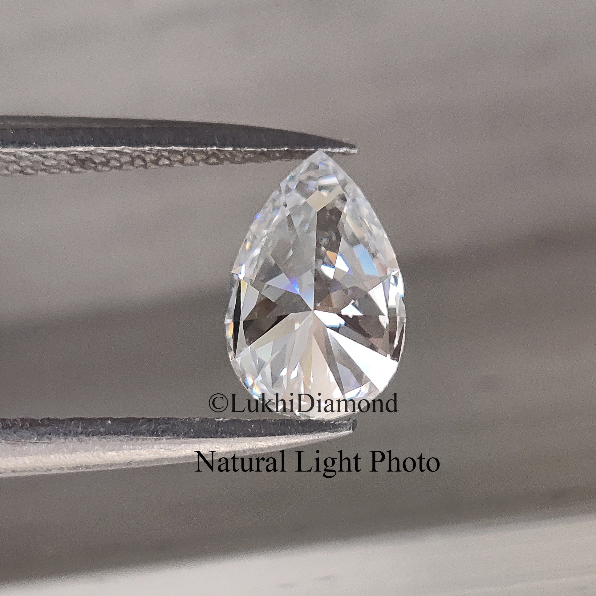 IGI Certified 1 Ct, 1.5 Ct, 2 Ct, 2.5 Ct, 3 Ct Pear Brilliant Cut E/F Color VS Clarity Lab Grown CVD Diamond Lab Created Loose Diamond Q152