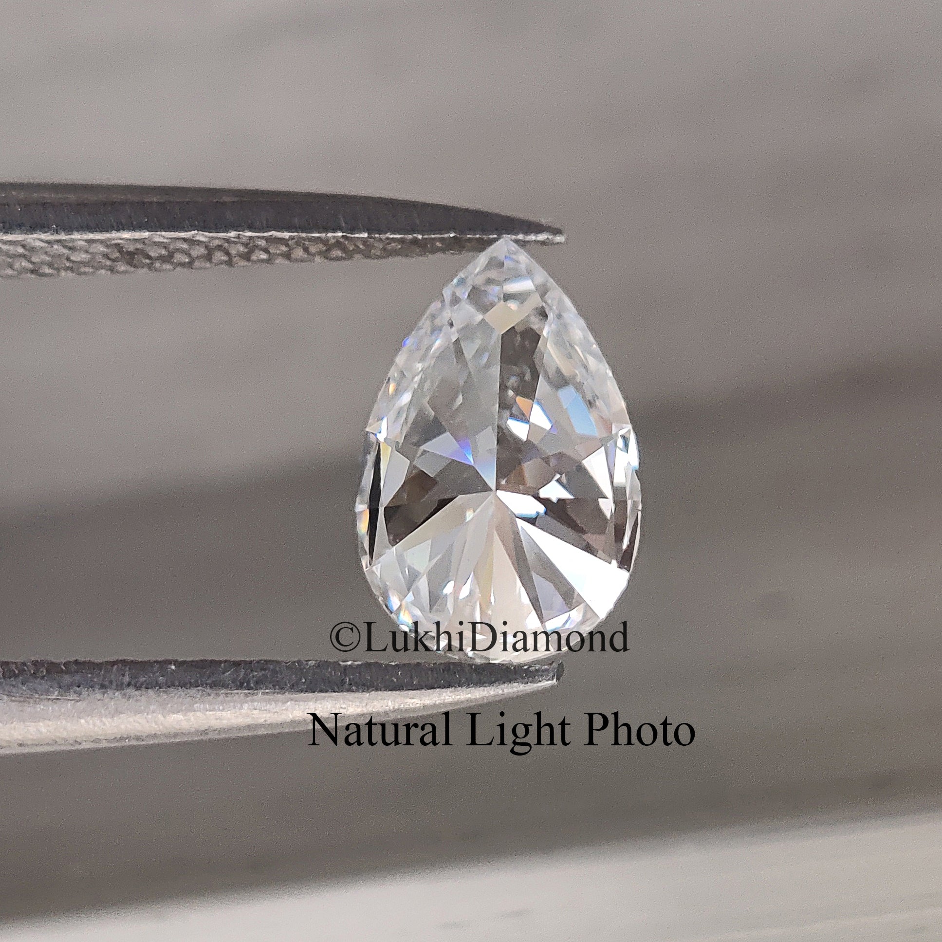 IGI Certified 1 Ct, 1.5 Ct, 2 Ct, 2.5 Ct, 3 Ct Pear Brilliant Cut Lab Grown Diamond Lab Created Loose Diamond for Engagement Ring Q152