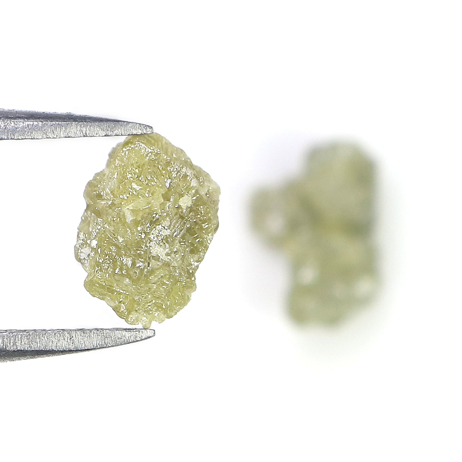 4.31 CT Natural Loose Rough Shape Diamond Yellow Color Rough Uncut Diamond 9.30 MM Natural Grey Diamond Rough Irregular Cut Diamond LQ3367