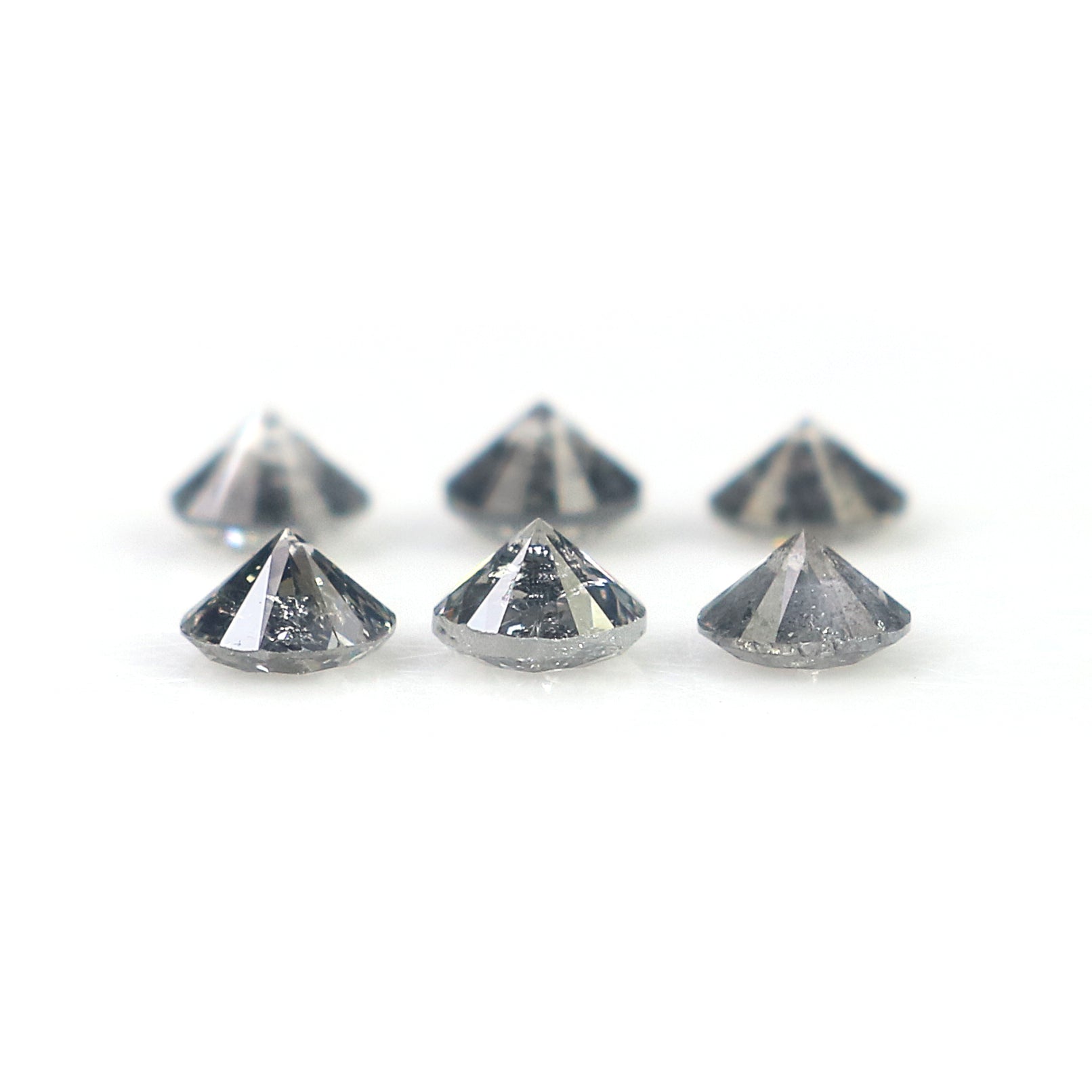 0.78 CT Natural Loose Round Shape Diamond Salt And Pepper Round Cut Diamond 3.15 MM Natural Loose Diamond Round Brilliant Cut Diamond L1396