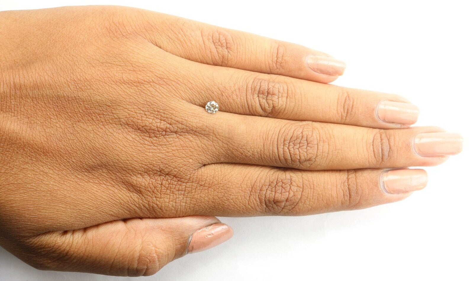 0.26 Ct Natural Loose Round Shape Diamond Brown Color Round Cut Diamond 3.95 MM Natural Loose Diamond Round Brilliant Cut Diamond NQ1194