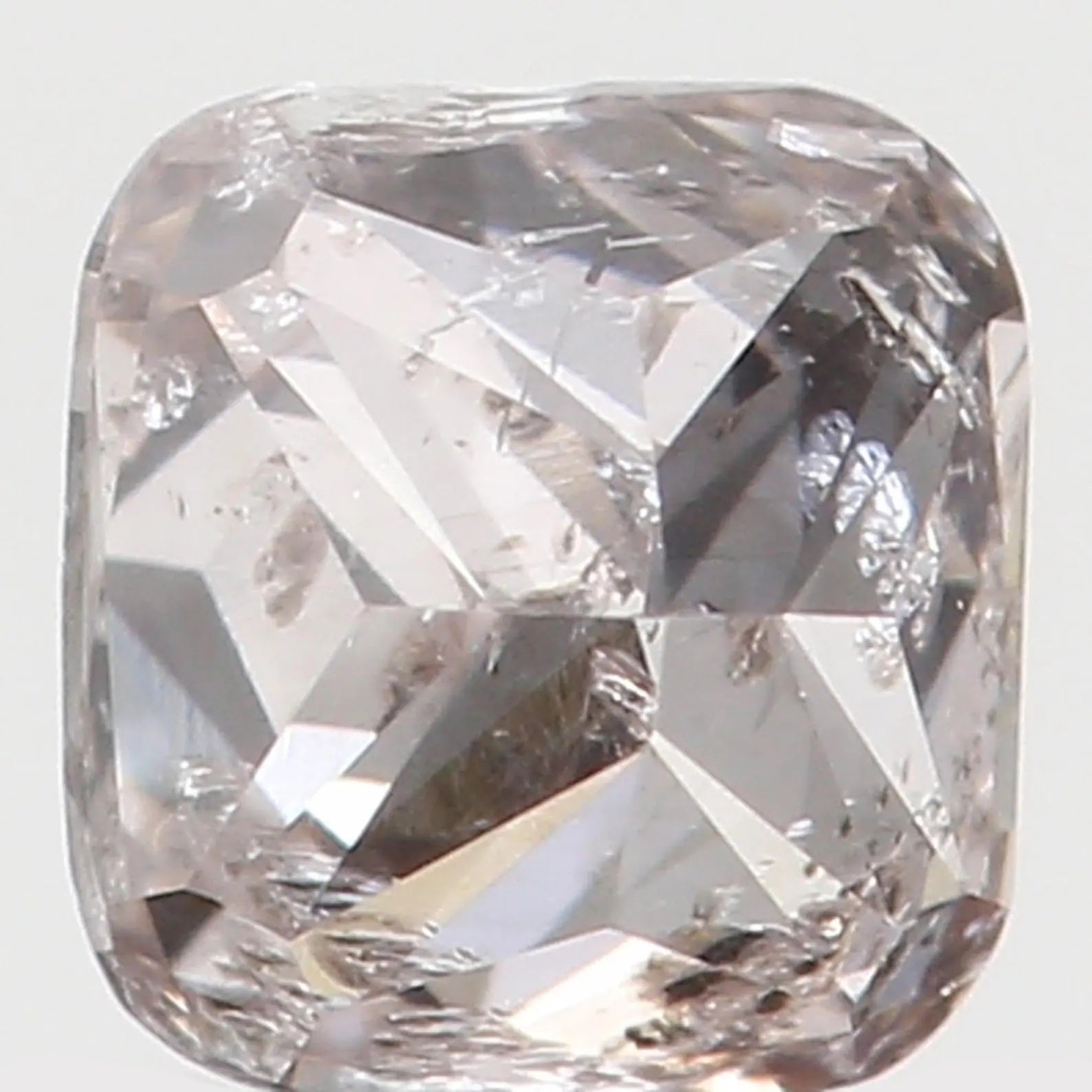0.16 Ct Natural Loose Diamond Cushion Brown Color I2 Clarity 3.10 MM N7630