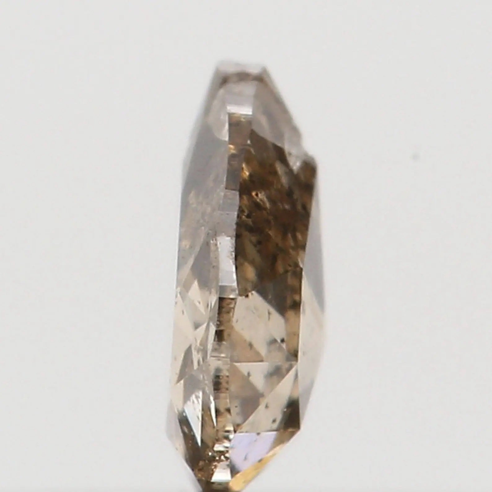 0.16 Ct Natural Loose Pear Shape Diamond Brown Color Pear Cut Diamond 4.00 MM Natural Loose Diamond Brown Pear Shape Rose Cut Diamond N7134