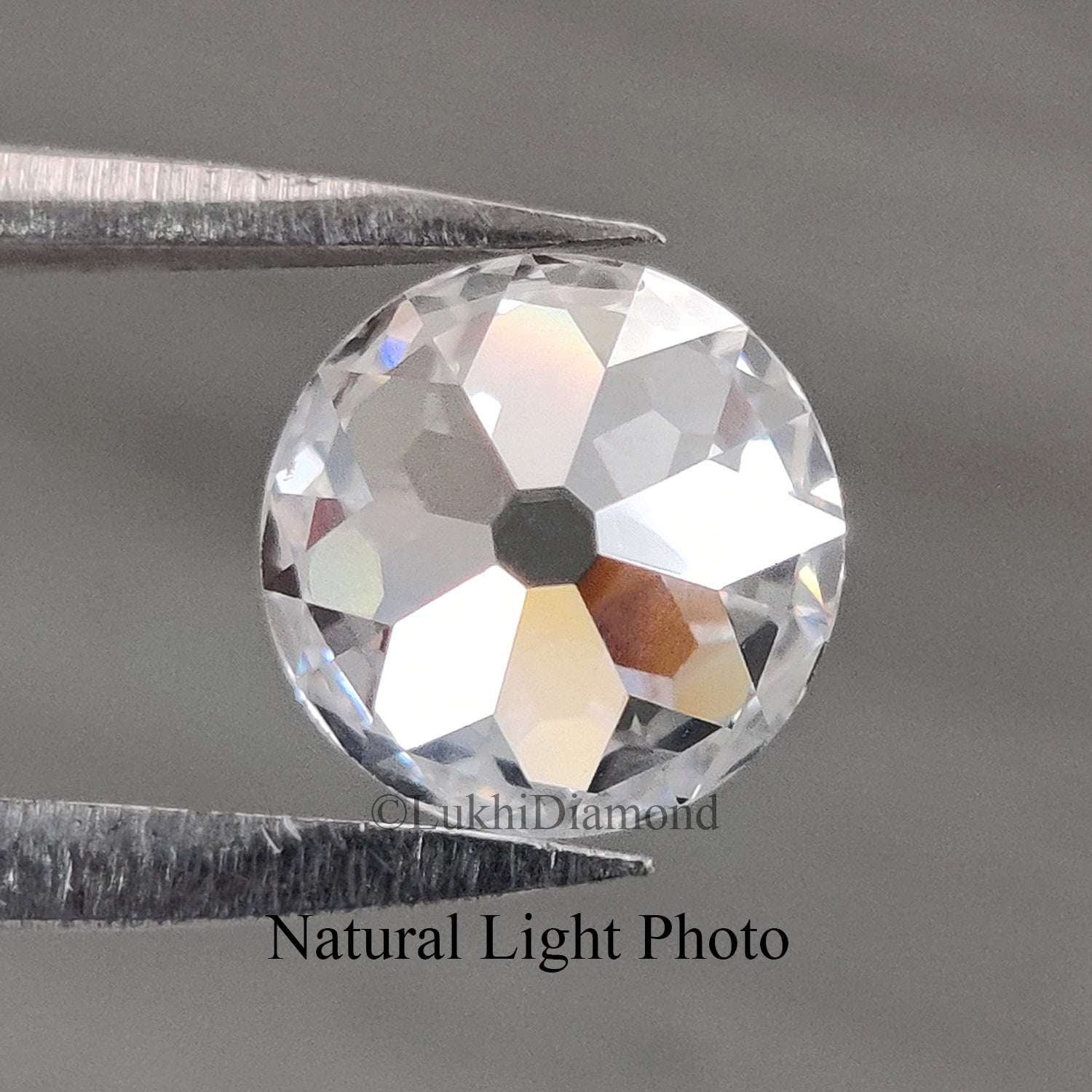1 CT Round Old European Cut E/F Color VS Clarity Lab Grown CVD Diamond Lab Created Loose Round Diamond Lab Made Round Cut Diamond Q141