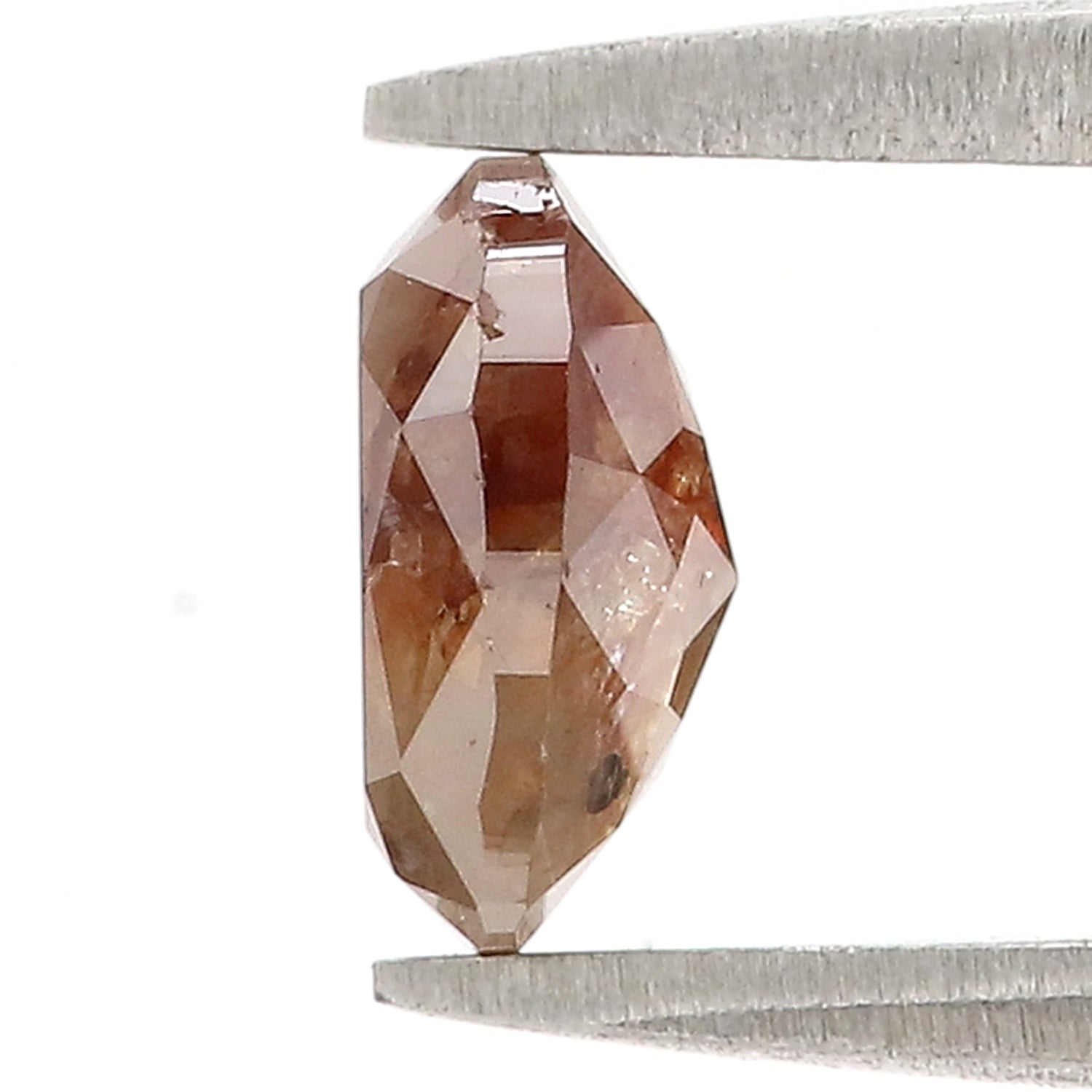 Natural Oval Brown Diamond 1.13 CT Loose Rose Cut Brown Stone 7.25 MM Rustic Diamond Oval Diamond For Custom Engagement Ring L3641