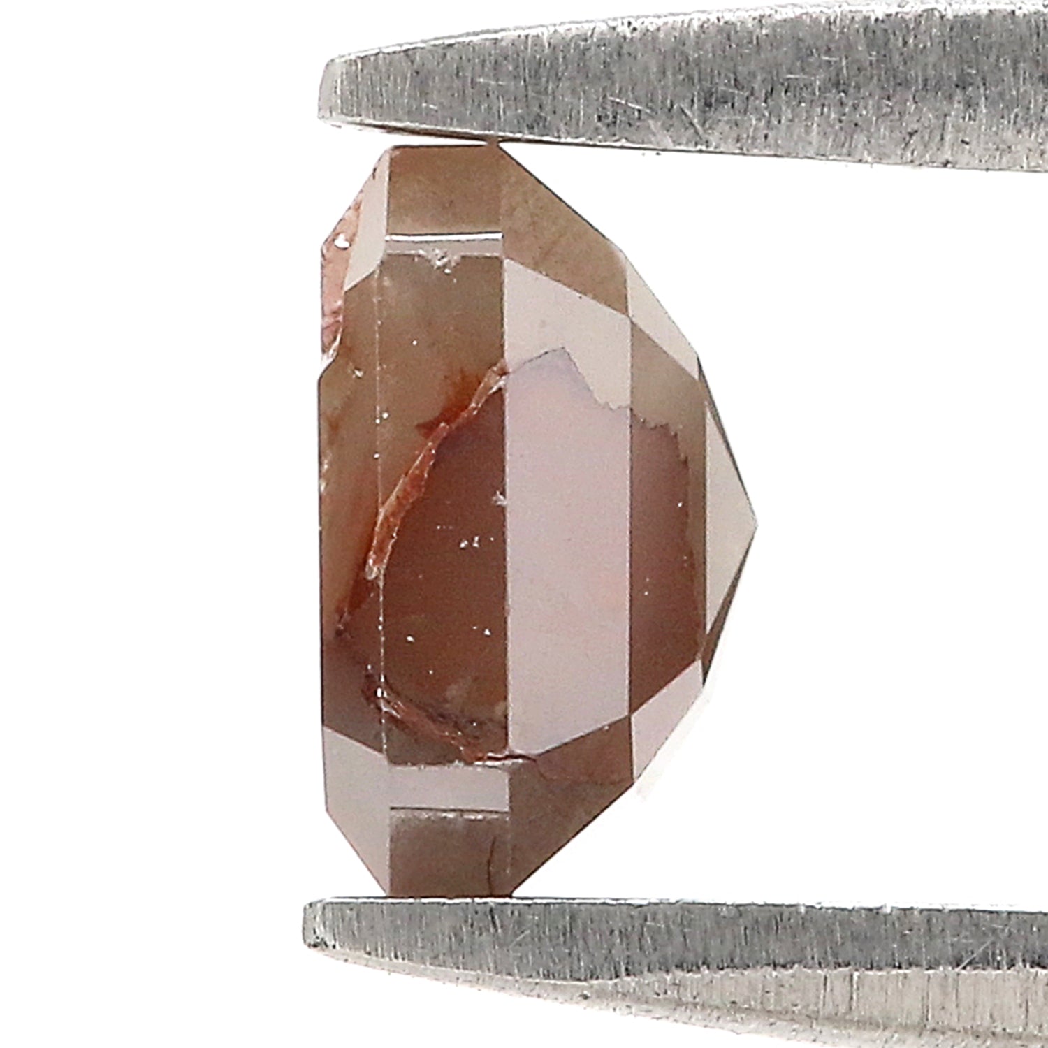 Natural Emerald Brown Diamond 1.10 CT Loose Rose Cut Stone 5.90 MM Rustic Diamond Emerald Diamond For Custom Engagement Ring L3658