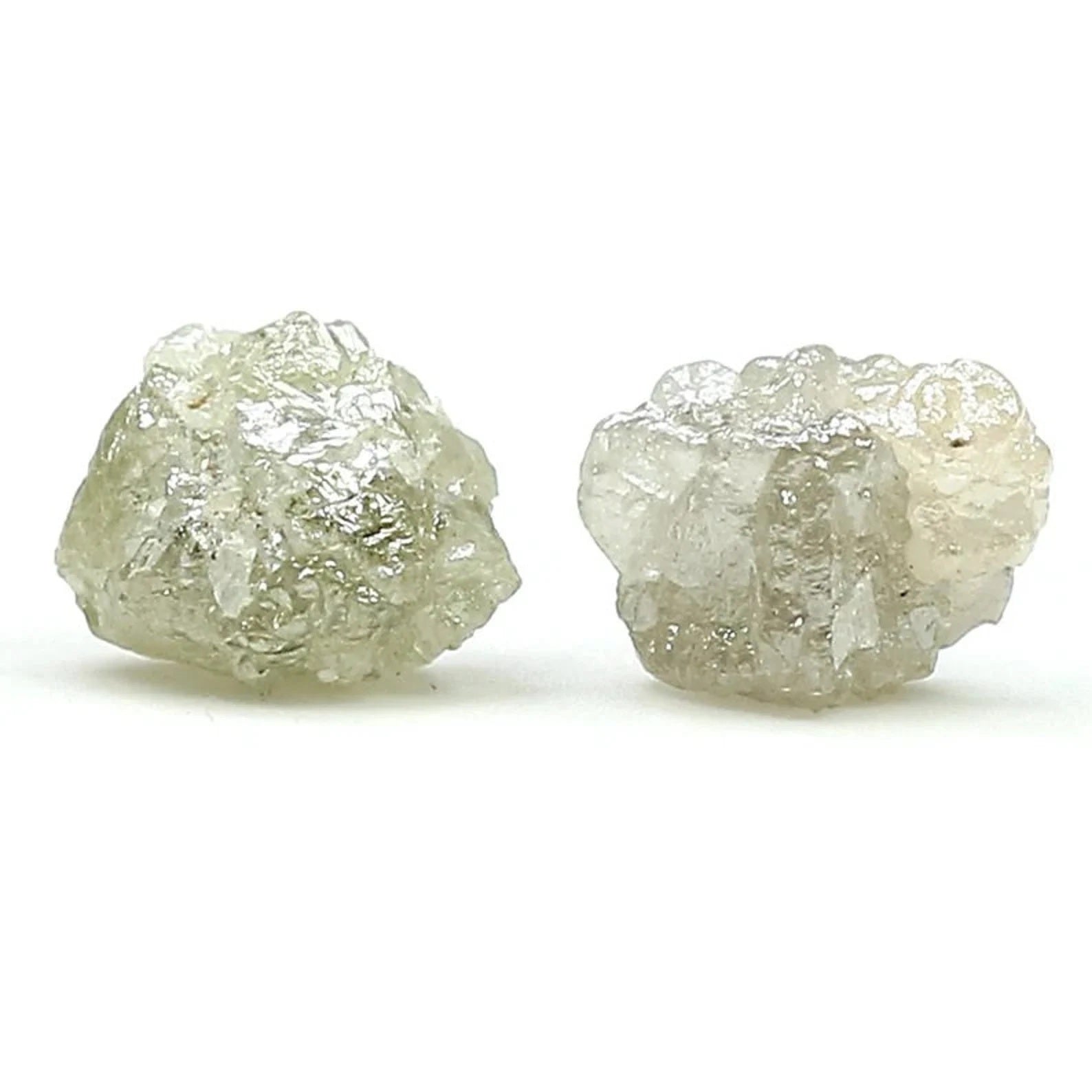 2.82 CT Natural Loose Rough Diamond Grey Color Rough Diamond 6.95 MM Natural Diamond Grey Color Irregular Cut Rough Shape Diamond NQ1452