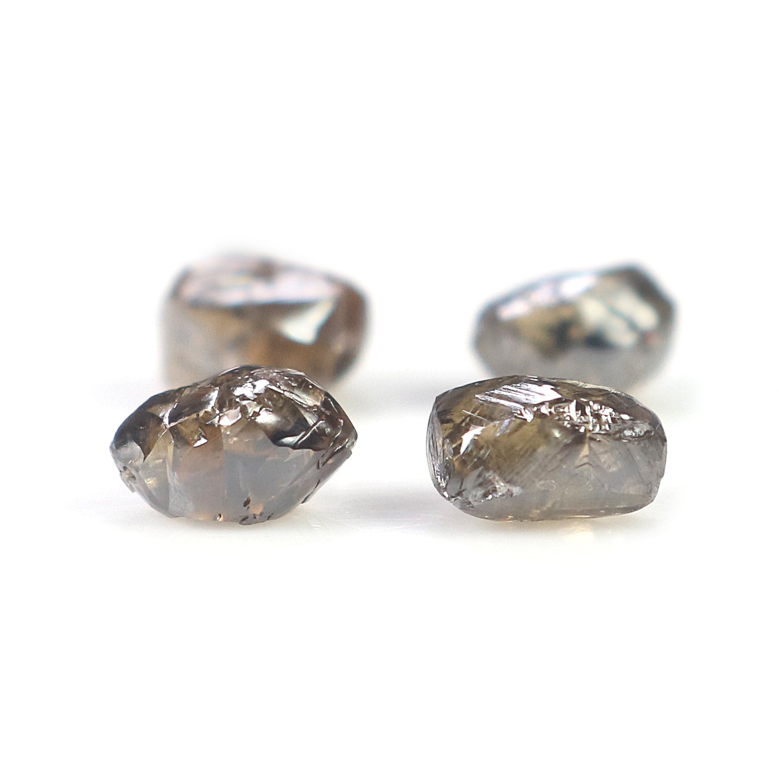 2.47 CT Natural Loose Rough Shape Diamond Brown Color Rough Cut Diamond 4.50 MM Natural Loose Brown Color Rough Irregular Cut Diamond L6393