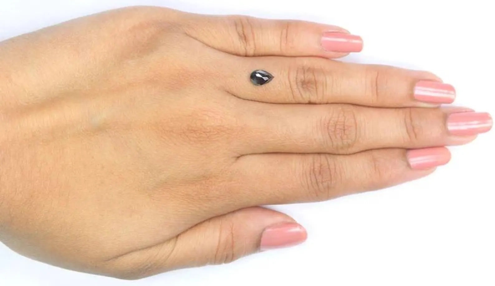 0.76 CT Natural Loose Pear Shape Diamond Brown Color Pear Cut Diamond 7.20 MM Natural Loose Diamond Brown Color Pear Rose Cut Diamond NQ2025