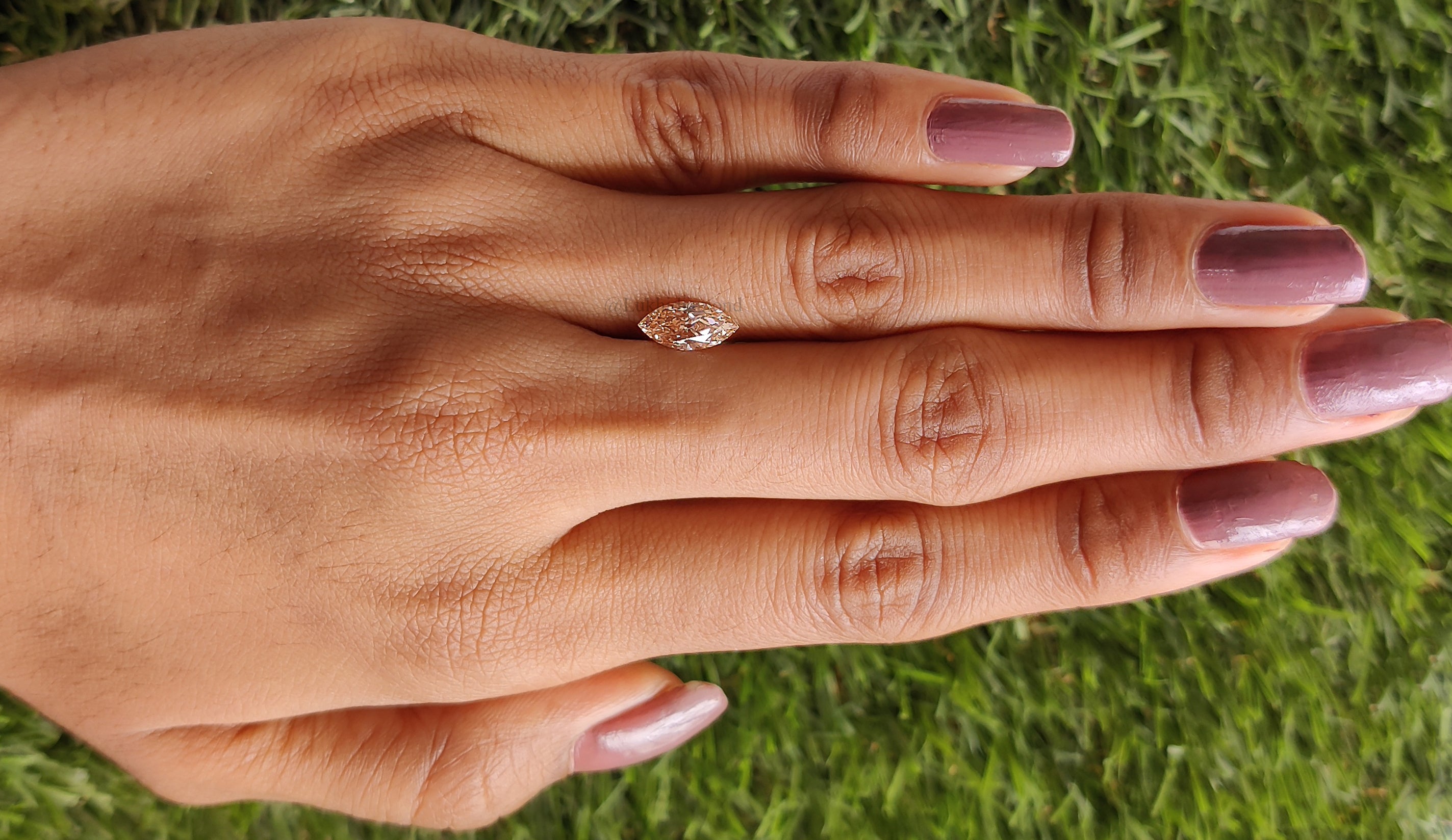 1.05 CT IGI Certified Marquise Old European Cut Diamond Fancy Vivid Pink Color VS1 Clarity Lab Grown Diamond Lab Created Diamond L3664