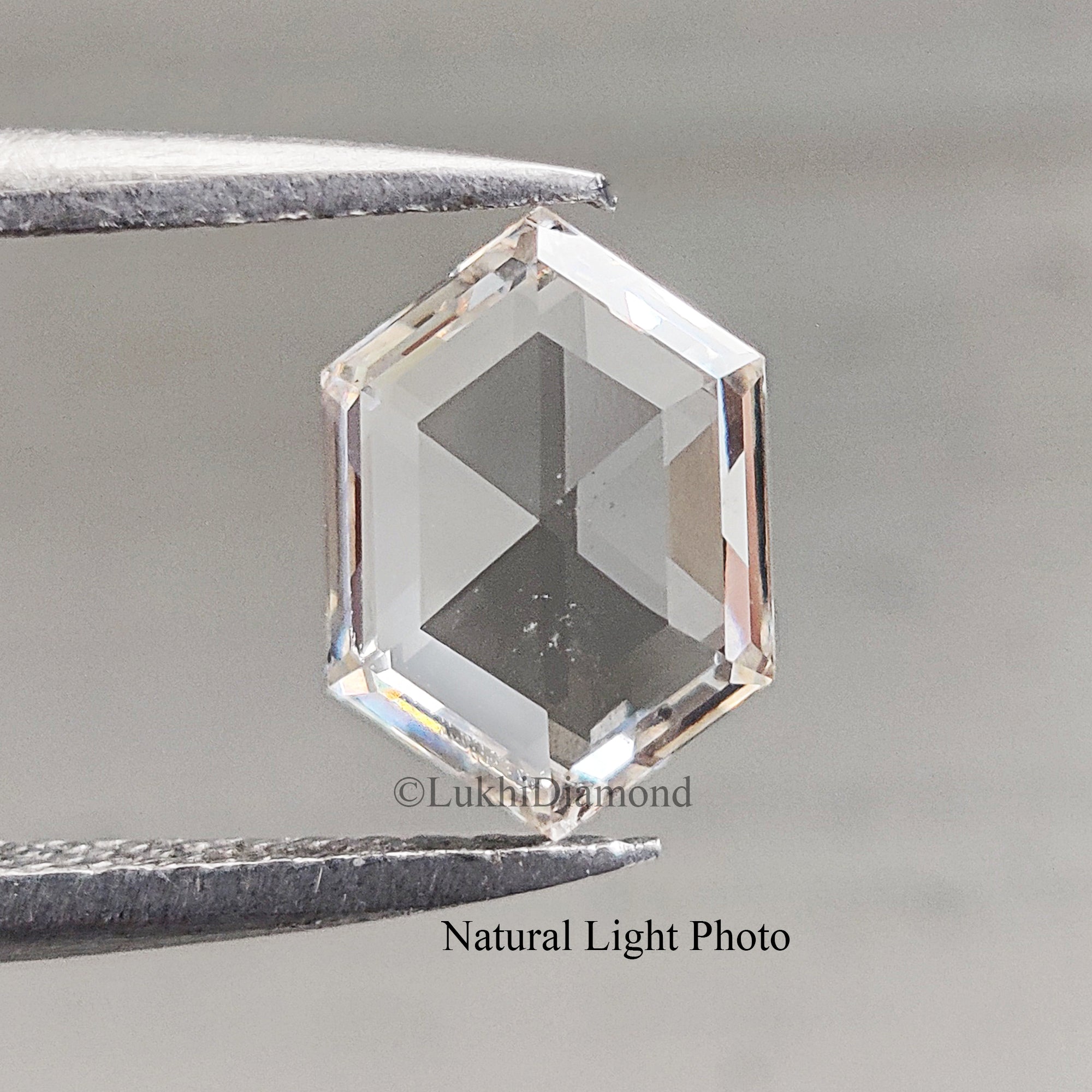 0.95 CT Hexagon Brilliant Cut Diamond White - G Color VS Clarity Lab Grown Diamond Lab Created Loose Diamond Hexagon CVD Diamond L3108