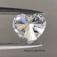 IGI Certified 1 Ct, 1.5 Ct, 2 Ct, 2.5 Ct, 3 Ct Heart Brilliant Cut Lab Grown Diamond Lab Created Loose Diamond for Engagement Ring Q111