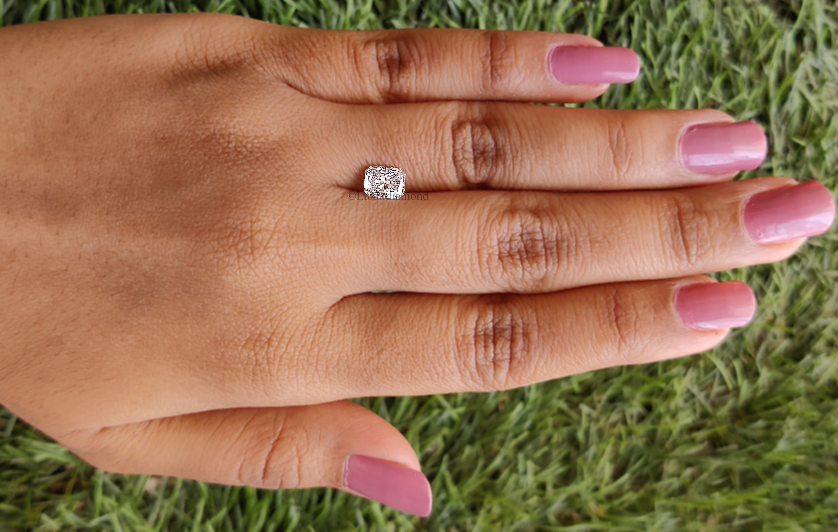 0.90 CT IGI Certified Radiant Brilliant Cut White- D Color VS1 Clarity Diamond Radiant Lab Grown CVD Diamond Lab Created Diamond L3320