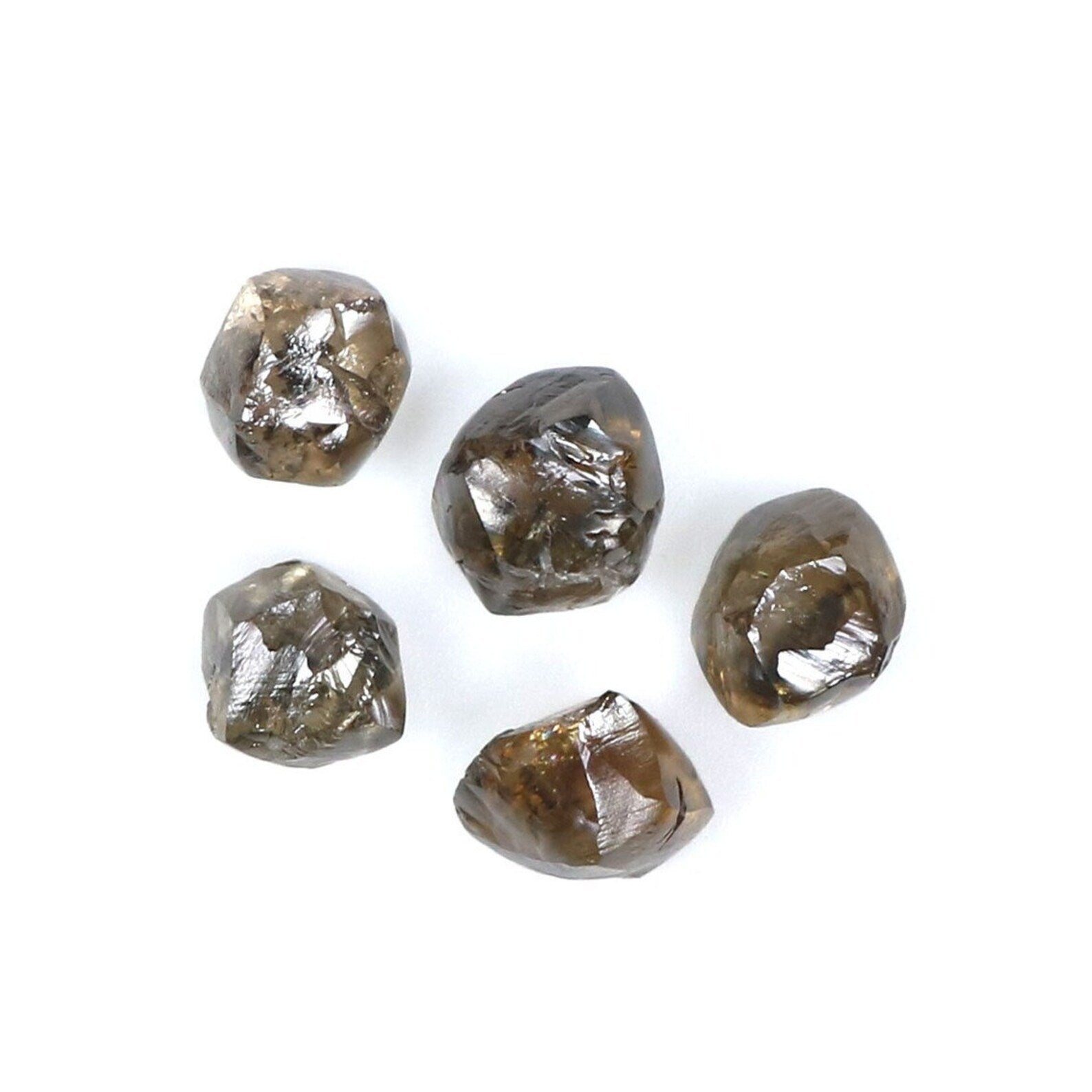 2.34 CT Natural Loose Rough Diamond Brown Color Rough Diamond 4.00 MM Natural Diamond Brown Color Irregular Cut Rough Shape Diamond NQ9049