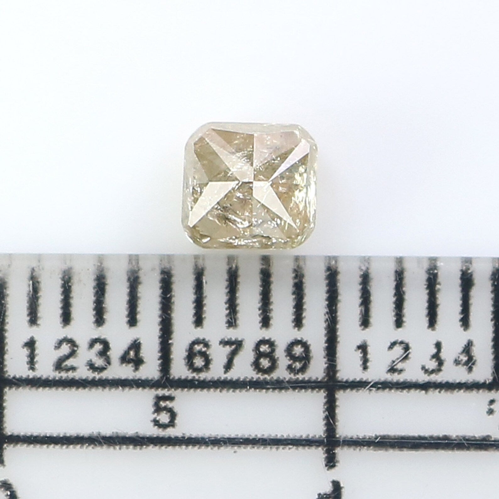 Natural Loose Cushion Diamond, Brown Color Diamond, Natural Loose Diamond, Cushion Rose Cut Diamond, 0.50 CT Cushion Shape Diamond N7636