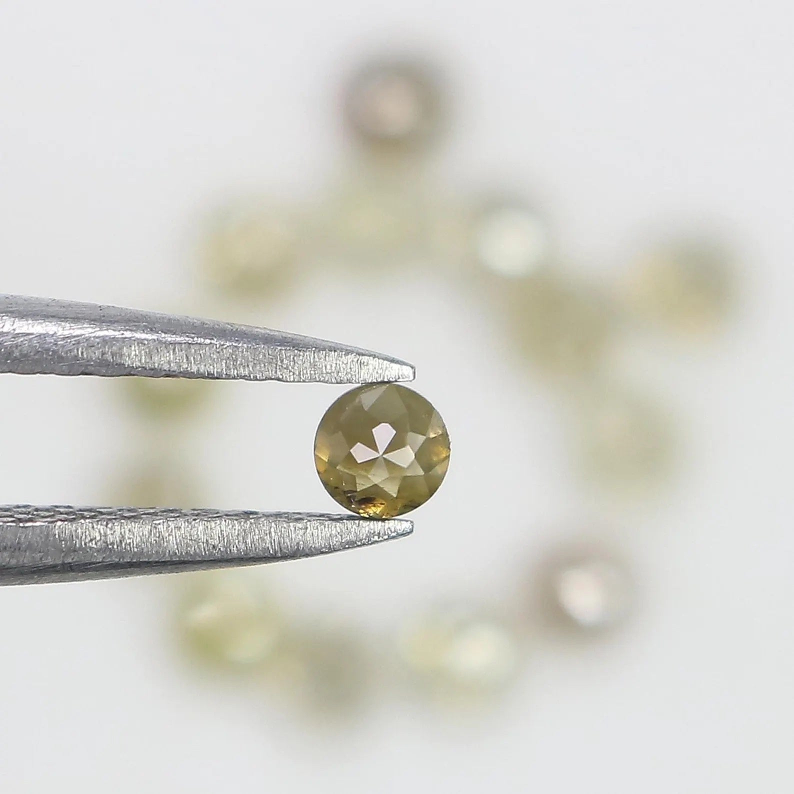 1.44 Ct Natural Loose Round Shape Diamond Yellow Color Round Diamond 2.50 MM Natural Diamond Yellow Color Round Rose Cut Diamond NQ1681