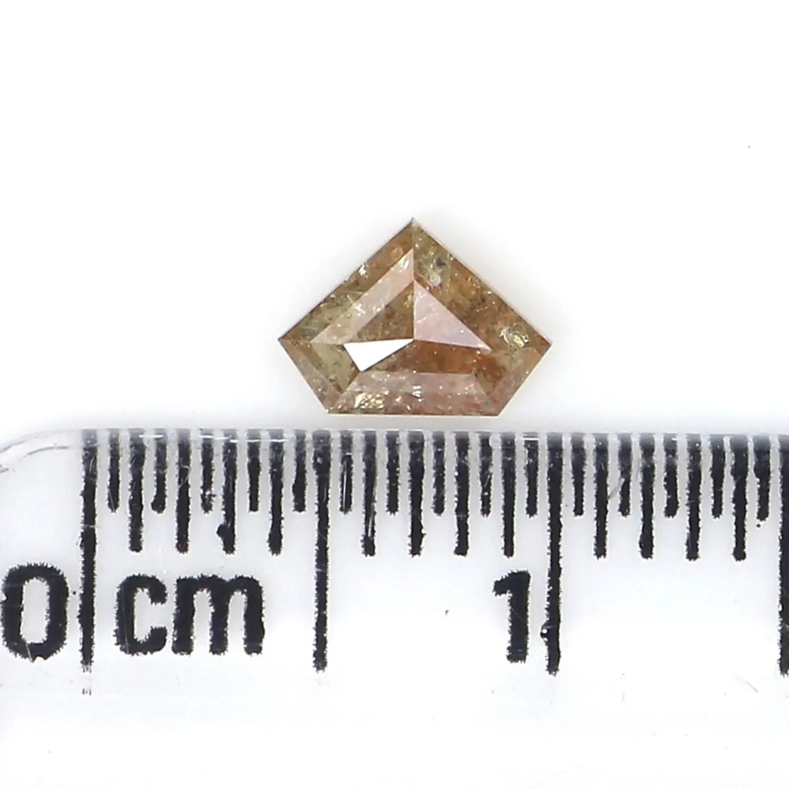 0.39 CT Natural Loose Shield Shape Diamond Grey Color Shield Cut Diamond 4.30 MM Natural Diamond Brown Color Shield Rose Cut Diamond NQ449