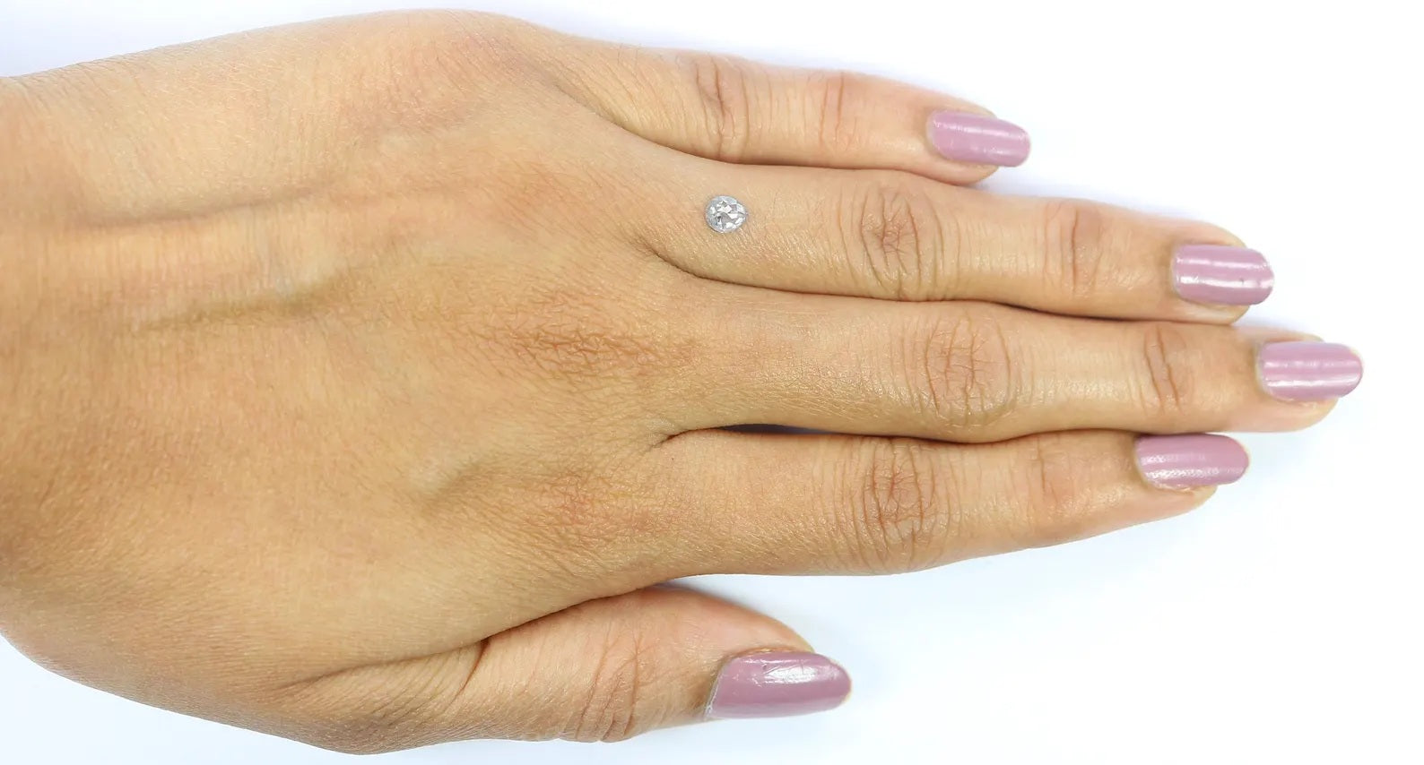 0.23 CT Natural Loose Pear Shape Diamond Salt And Pepper Pear Cut Diamond 4.65 MM Natural Loose Diamond Pear Shape Rose Cut Diamond QN2529