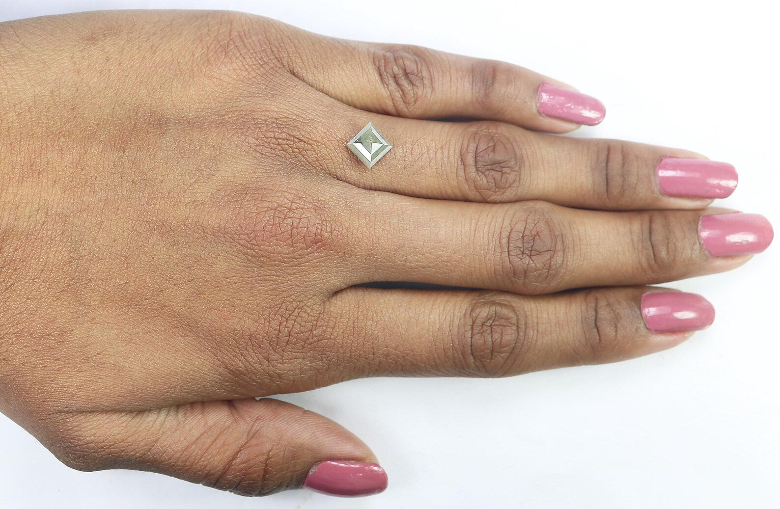 1.35 CT Natural Loose Diamond Kite Shape Diamond Grey Color Kite Shape Diamond 9.00 MM Natural Loose Diamond Kite Rose Cut Diamond QN764