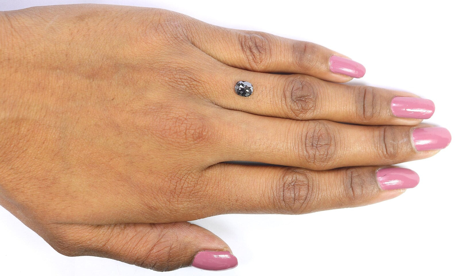 0.74 CT Natural Loose Oval Shape Diamond Black Color Oval Cut Diamond 6.20 MM Natural Loose Diamond Black Color Oval Rose Cut Diamond QN6508